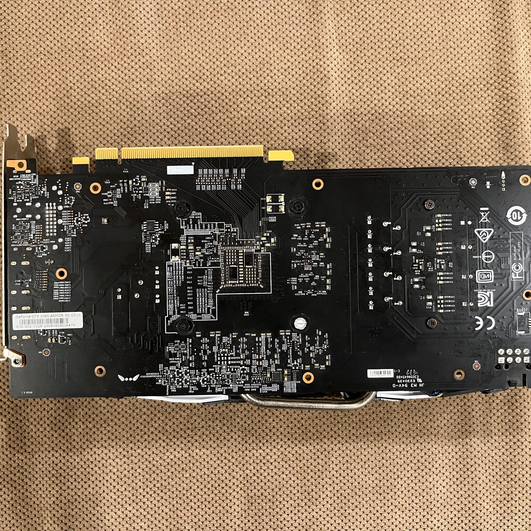 MSI Armor GTX 1060 3GB GPU