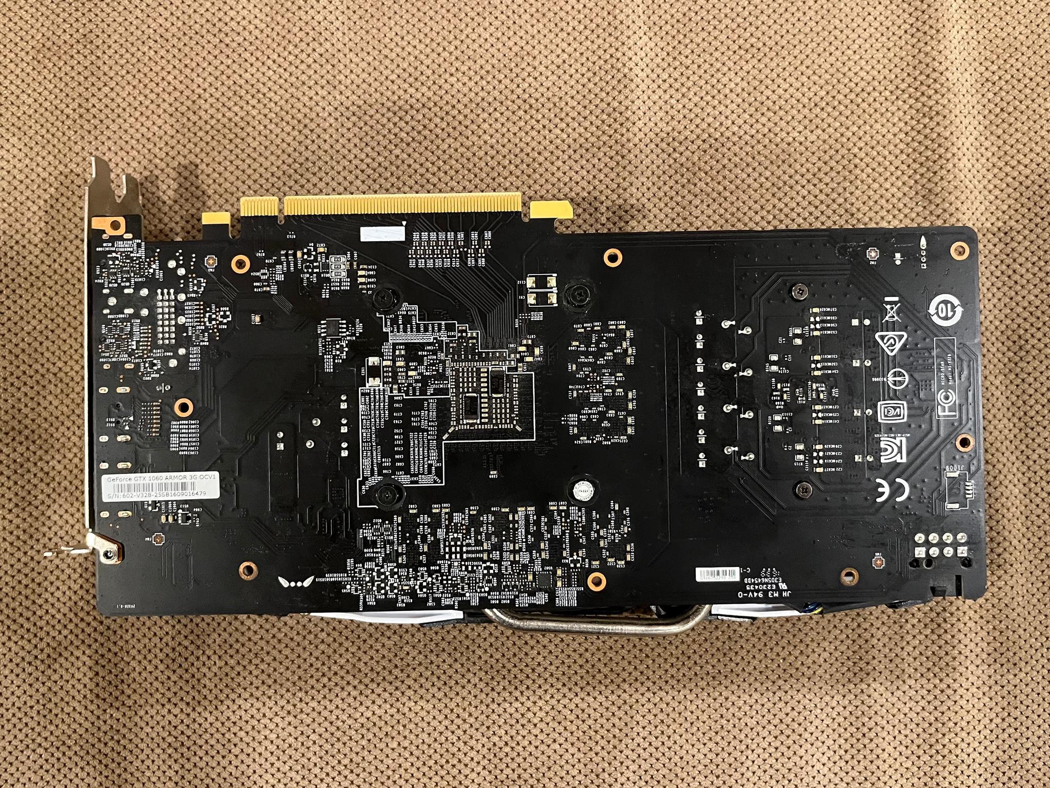 MSI Armor GTX 1060 3GB GPU