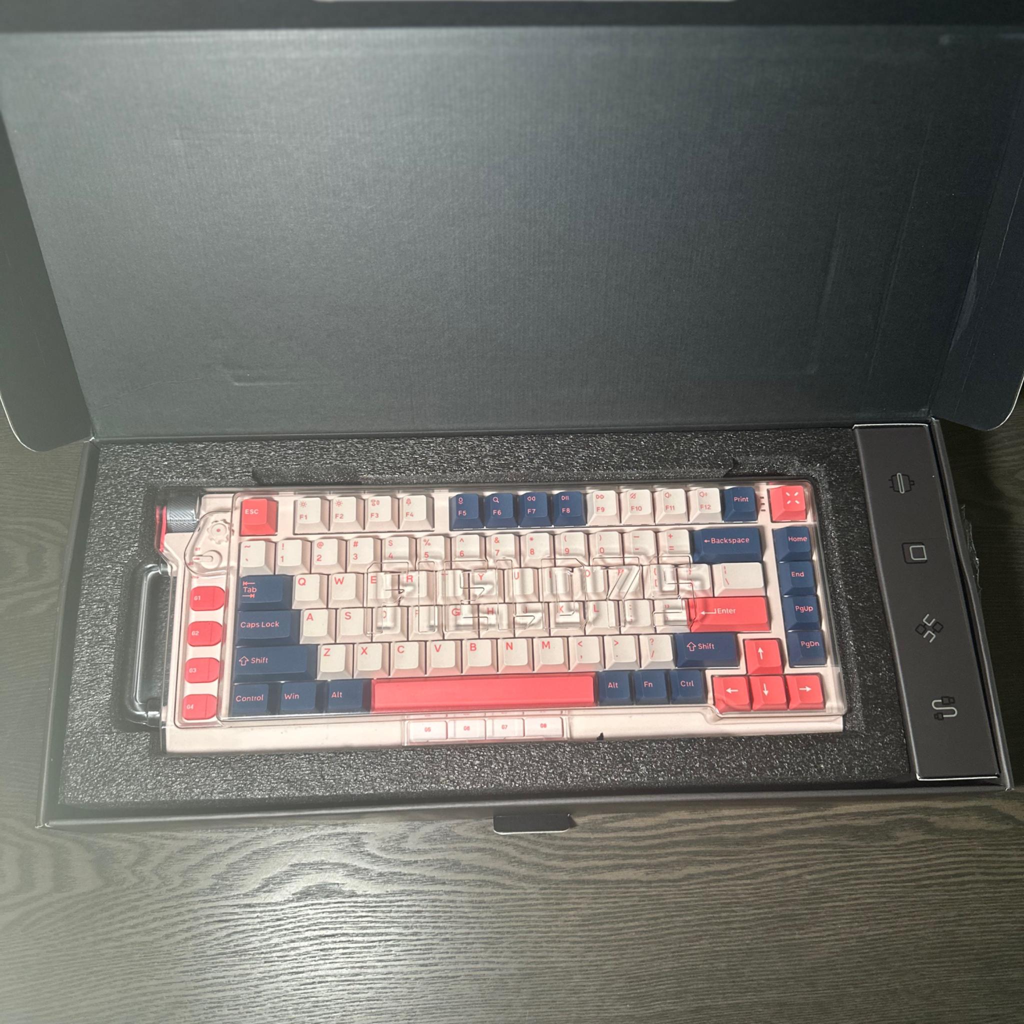 Nuphy Field75 Gaming Keyboard,83 Keys,RGB Wireless Mechanical