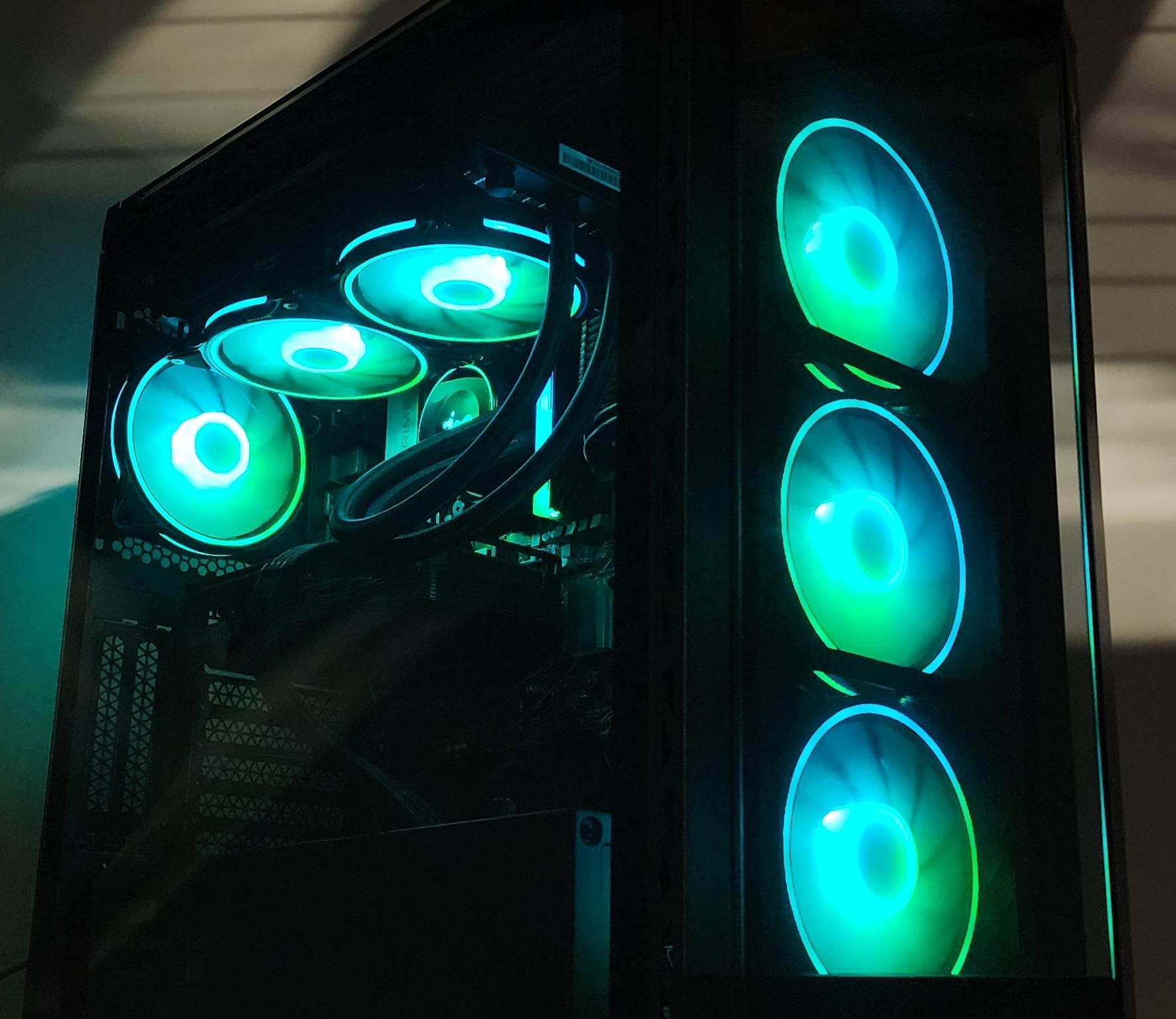 Gaming PC Ryzen 7 7700 16GB RAM 1TB SSD RTX 4060 Ti 8GB Windows 11 Computer