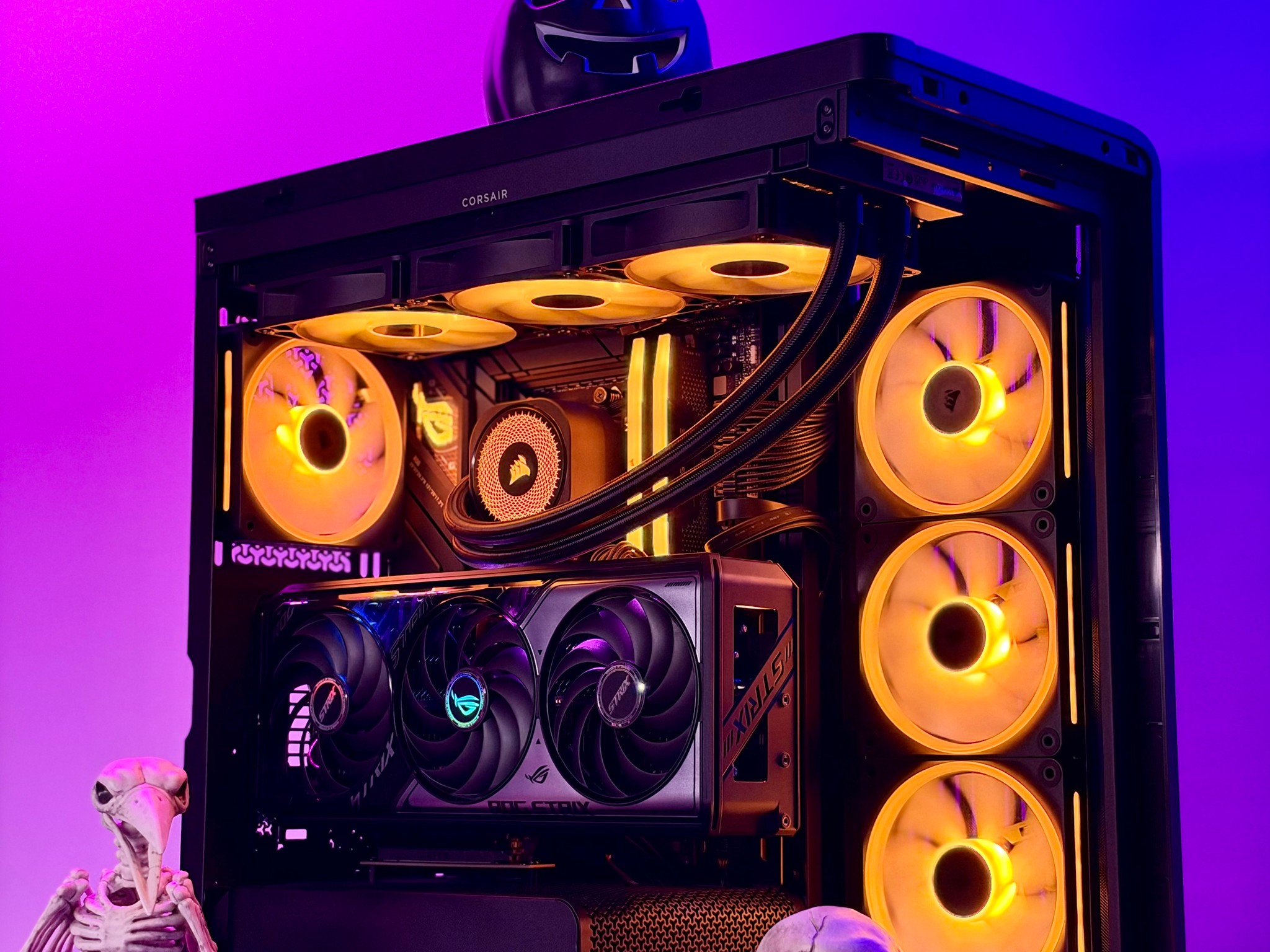 Obsidian Flux - Ryzen 9800X3D | ROG STRIX 5070 Ti OC 16G | 32GB DDR5 RAM | 2TB SSD NVMe | Win 11 PRO