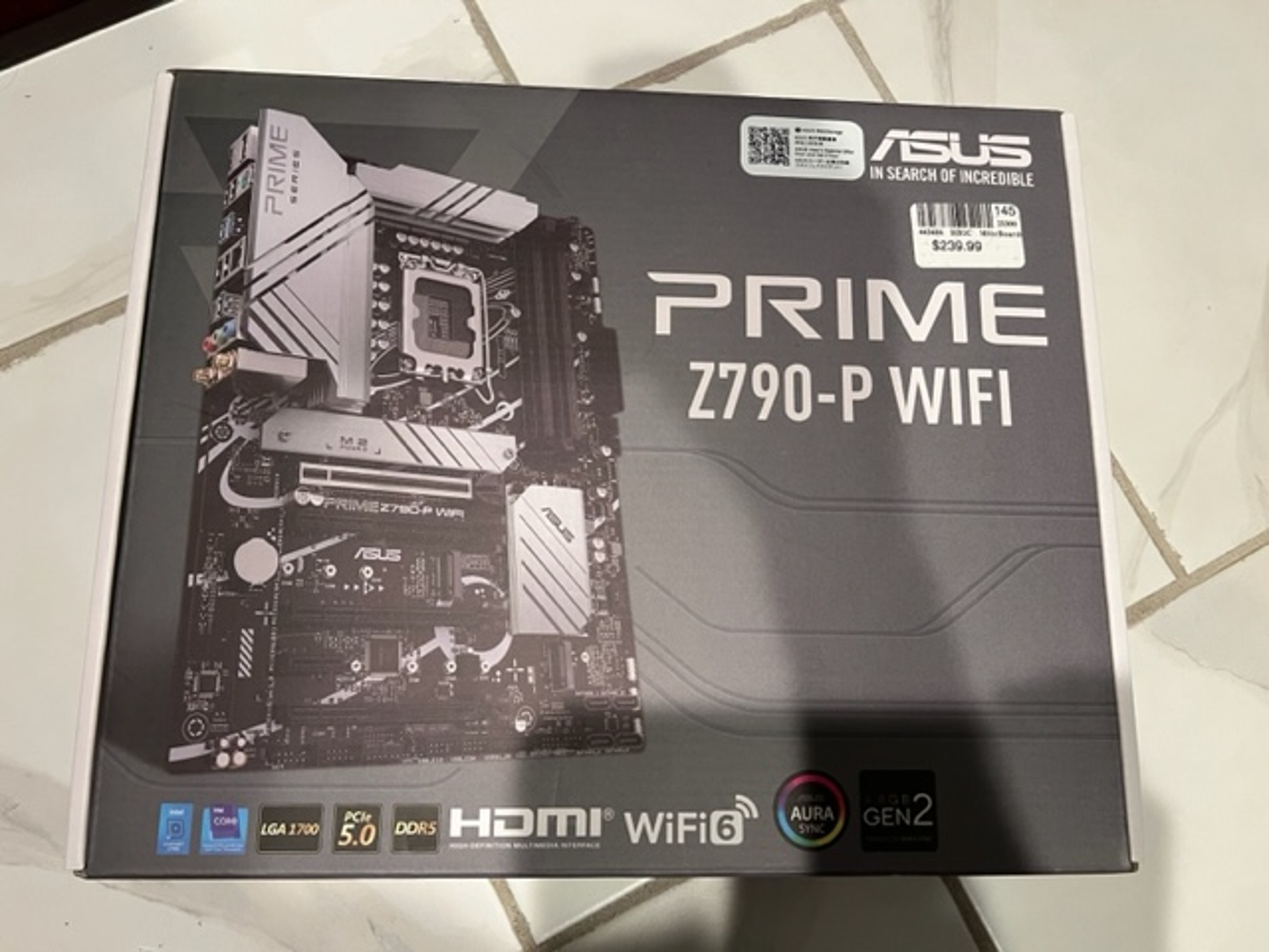 Brand New ASUS Z790-P PRIME WiFi Intel LGA 1700 ATX Motherboard