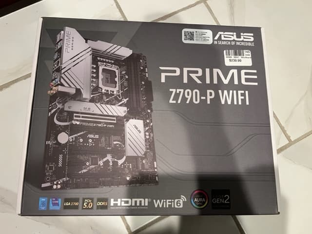 Brand New ASUS Z790-P PRIME WiFi Intel LGA 1700 ATX Motherboard