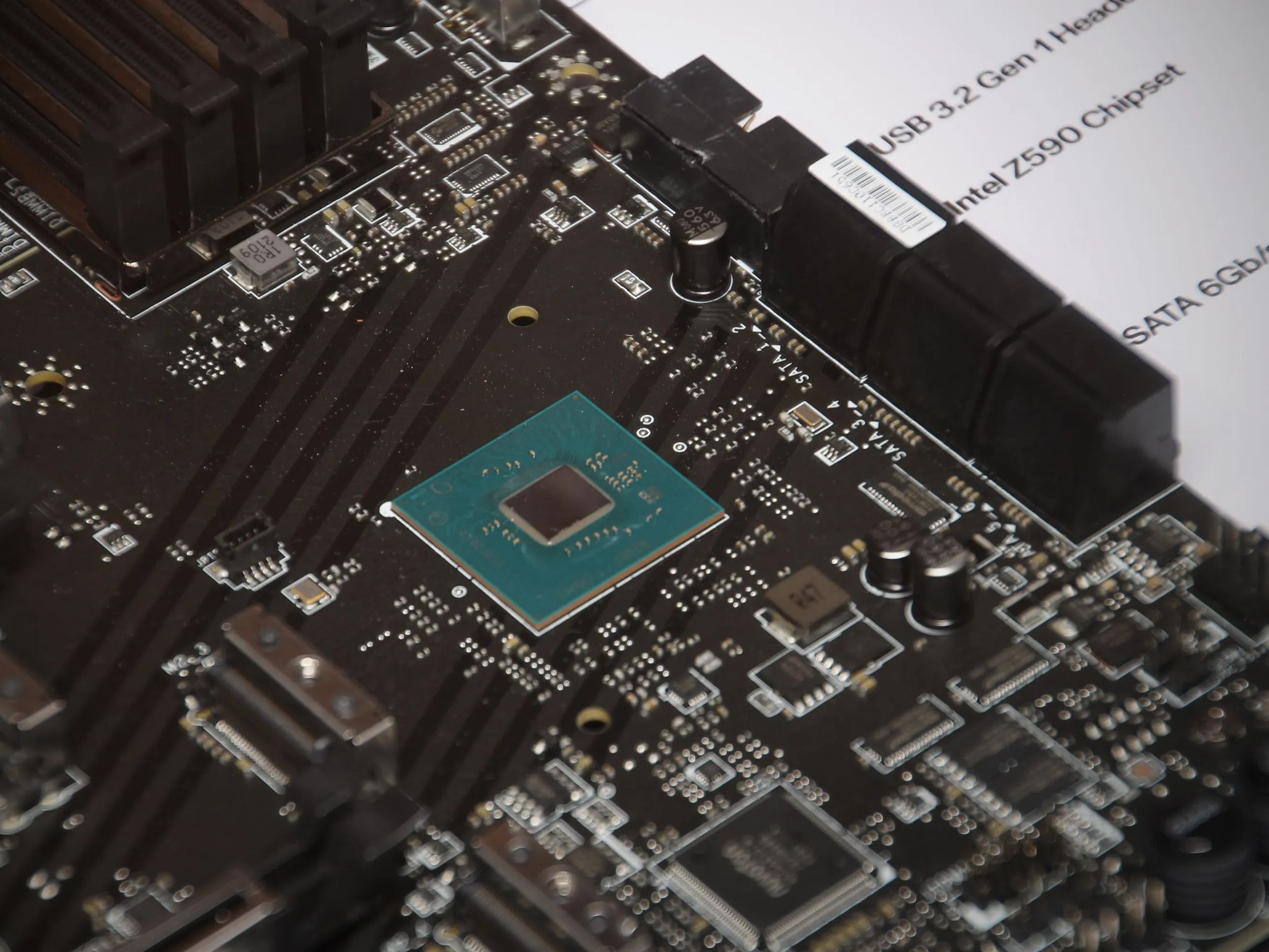 MSI MEG Z590 ACE // Framed Motherboard Wall Art