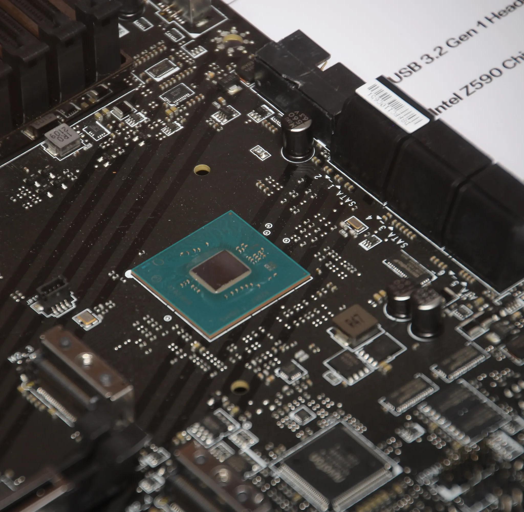 MSI MEG Z590 ACE // Framed Motherboard Wall Art