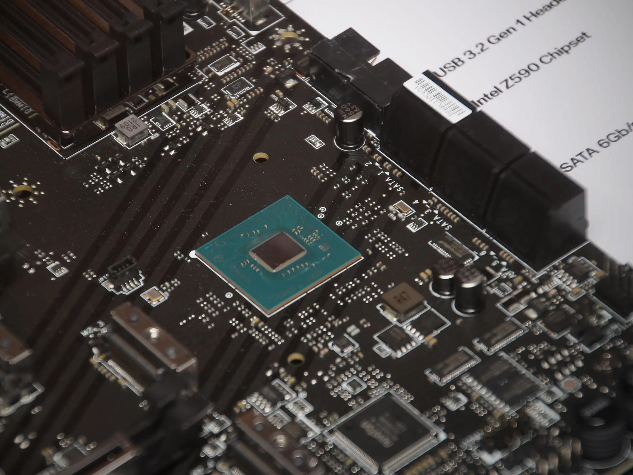 MSI MEG Z590 ACE // Framed Motherboard Wall Art