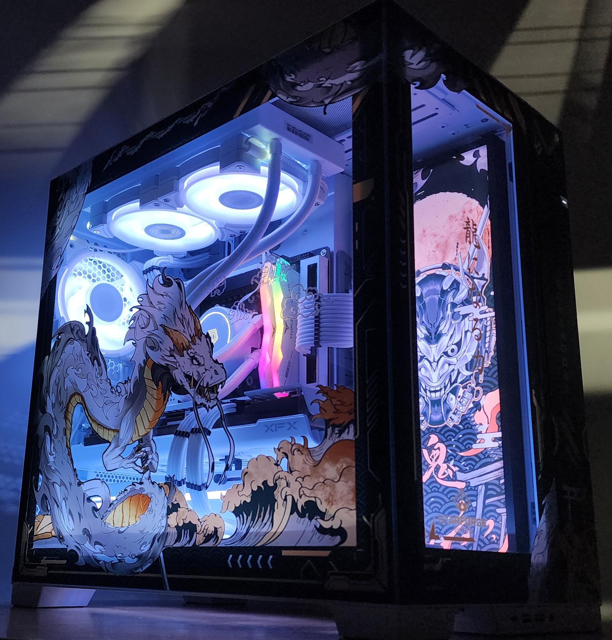 Gaming PC Ryzen 7 7700 16GB RAM 1TB SSD RX 7800 XT 16GB Windows 11 Computer