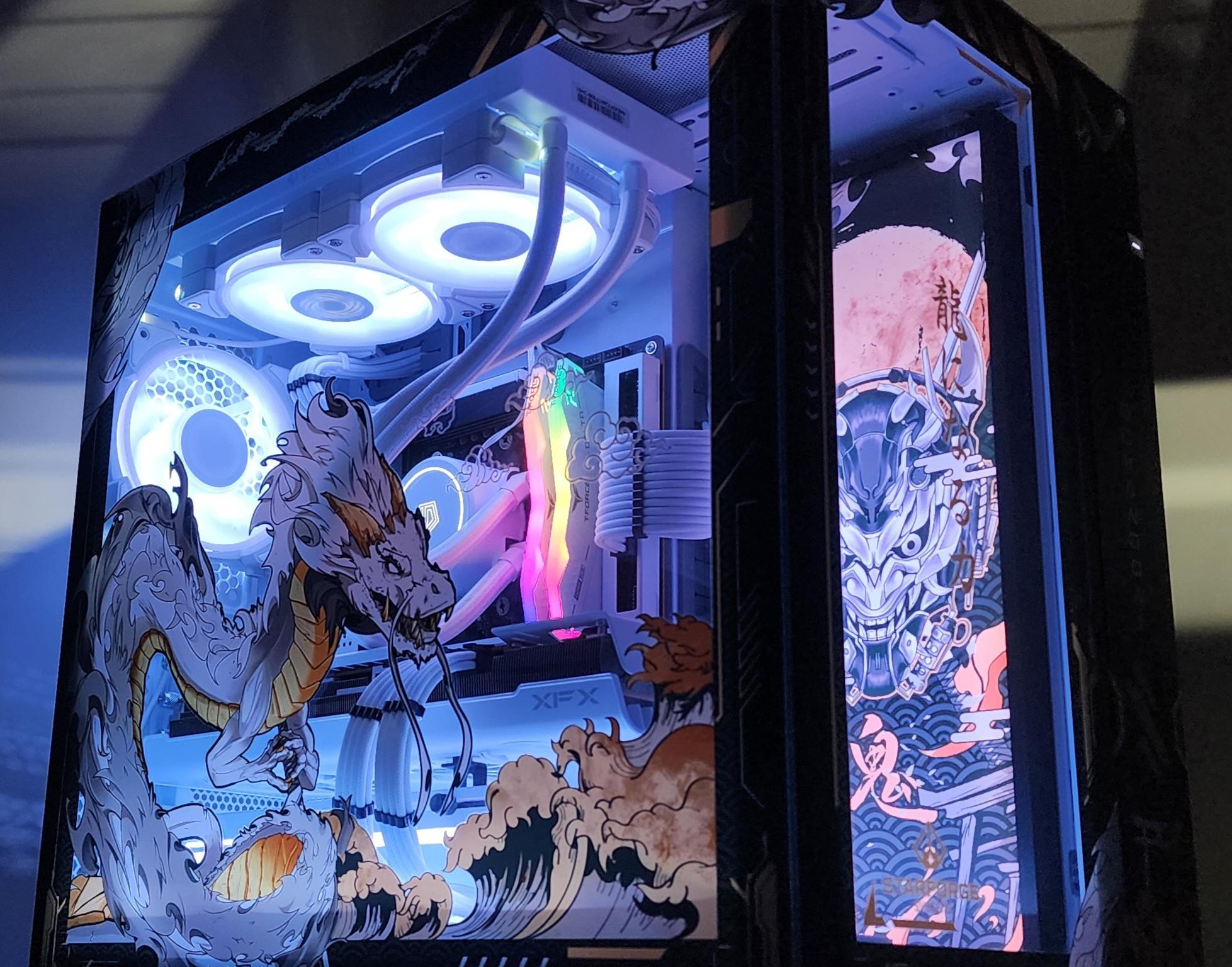 Gaming PC Ryzen 7 7700 16GB RAM 1TB SSD RX 7800 XT 16GB Windows 11 Computer