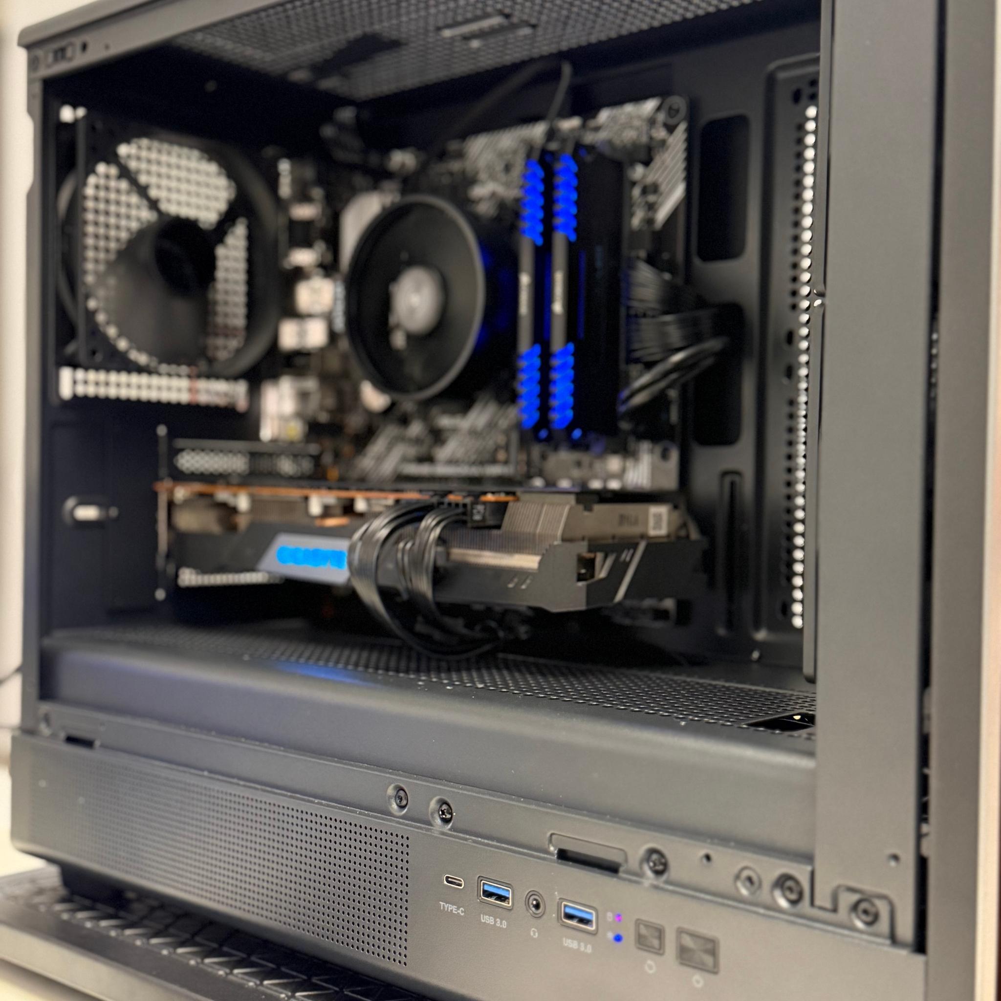 🖤 BLACKWOOD | Ryzen 7 5700G | RX 5700 XT 8GB | 16GB RAM | 500GB SSD | WiFi Gaming PC