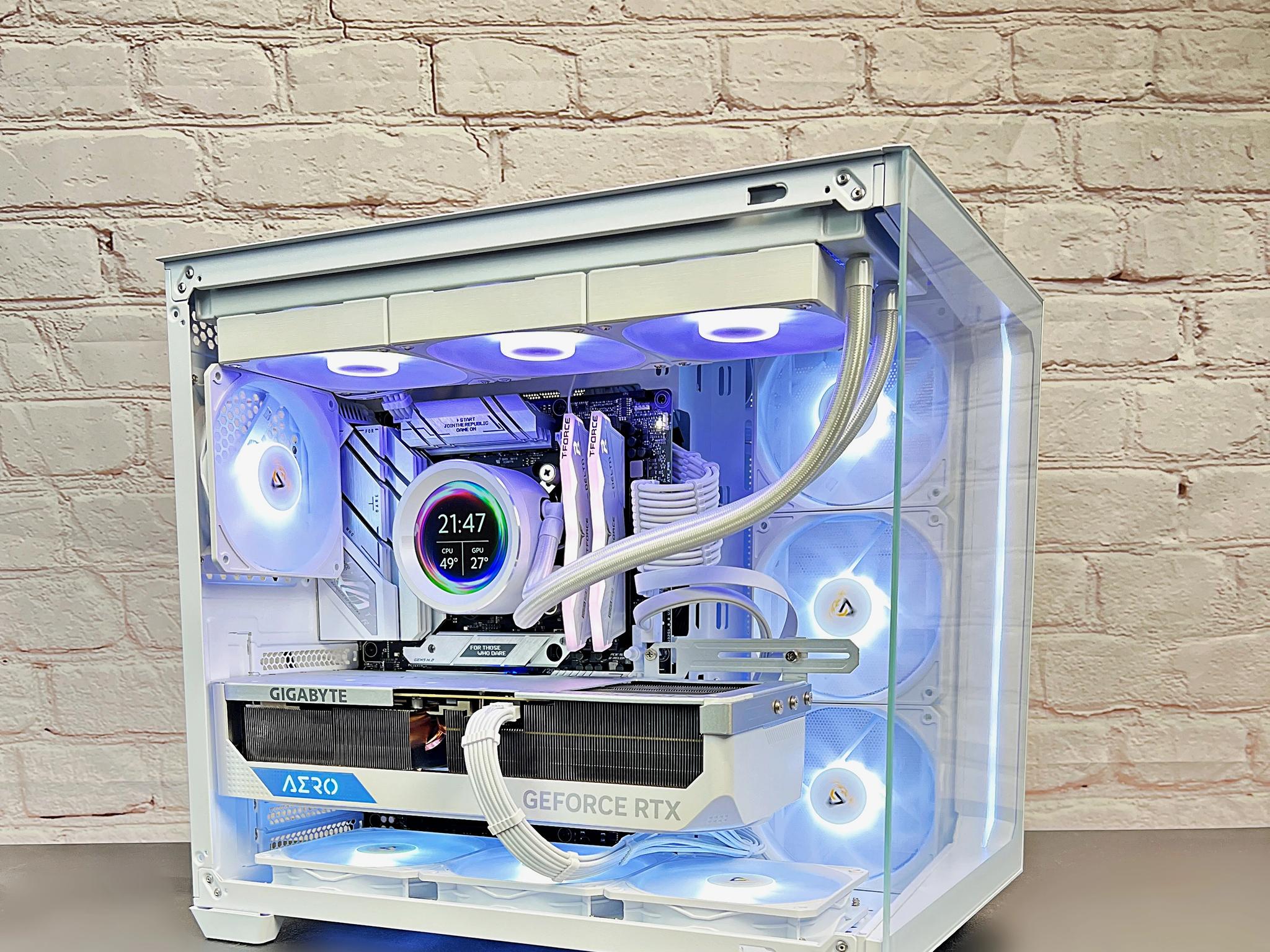 RTX 4080 Aero OC Ryzen 7 7800X3D 32GB DDR5 RAM 4TB M.2 Gaming PC 🤯