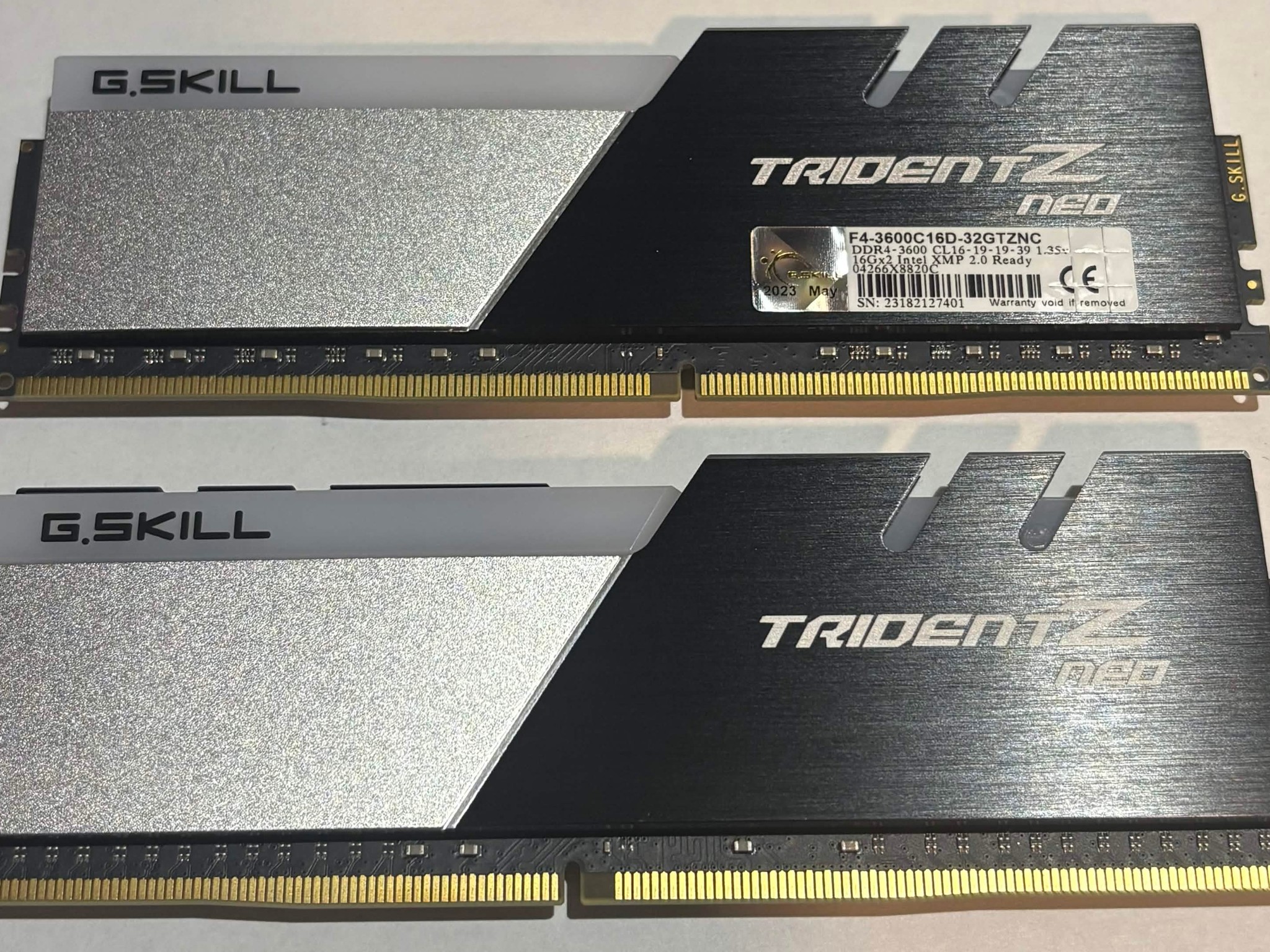 G.SKILL Trident Z Neo 32GB (2x16GB) DDR4 3600MHz CL16 Memory Kit | Ryzen Optimized | Tested Working