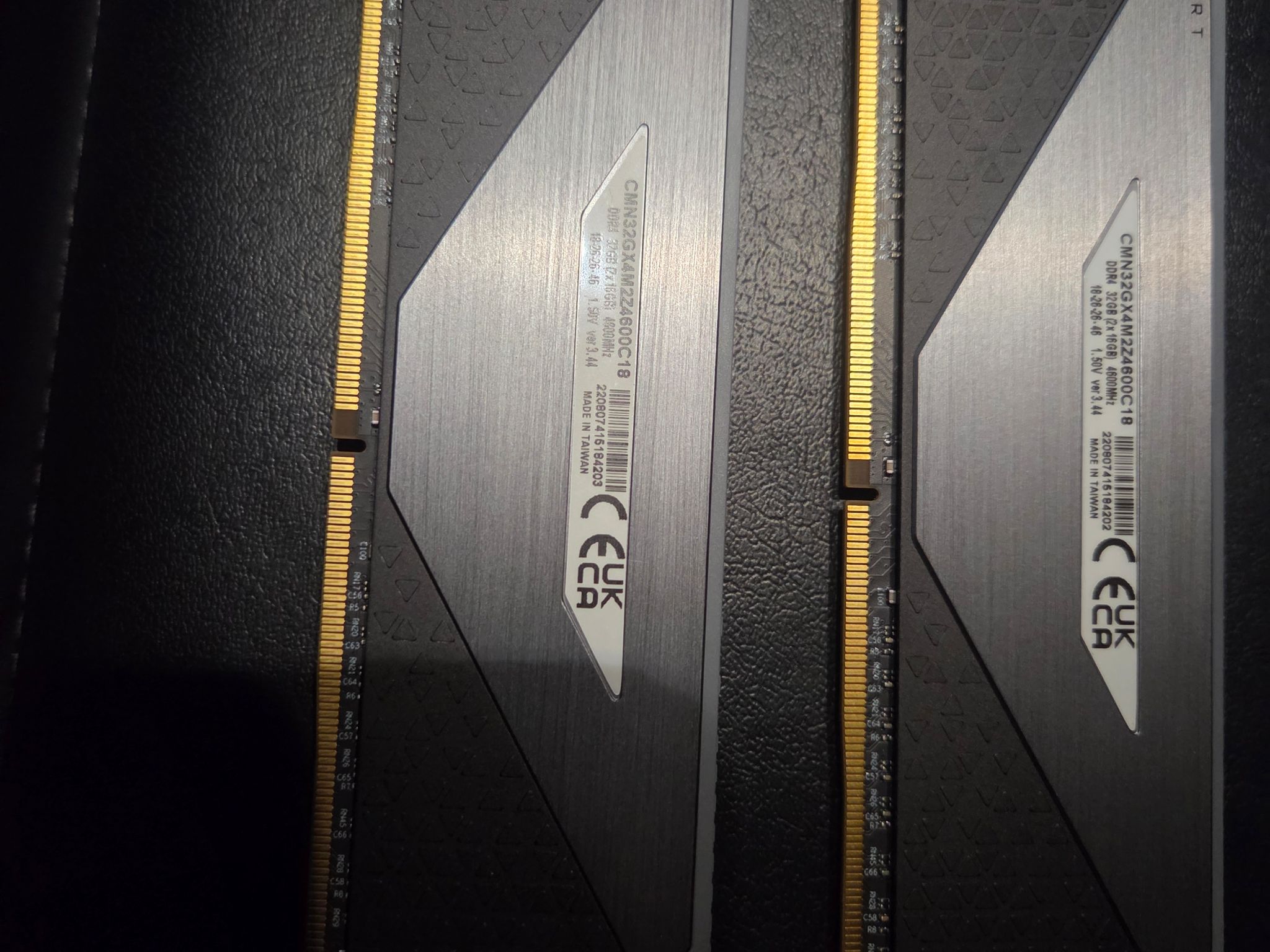 VENGEANCE RGB RT 32GB (2 x 16GB) DDR4 DRAM 4600MHz C18 Memory Kit