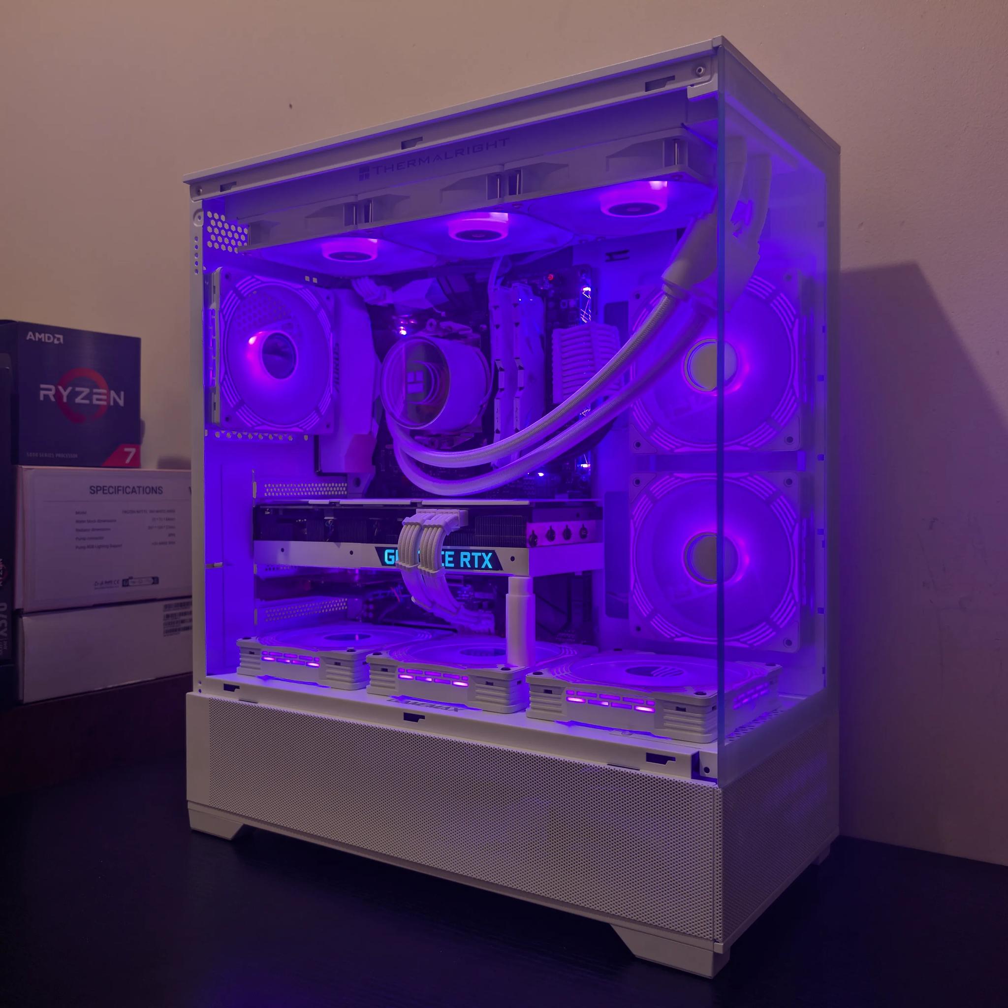 🦢 1440p Gaming Beast | RTX 3080 | Ryzen 7 5800X | 1TB SSD | 32GB RAM | WiFi 6 & Bluetooth 🦢