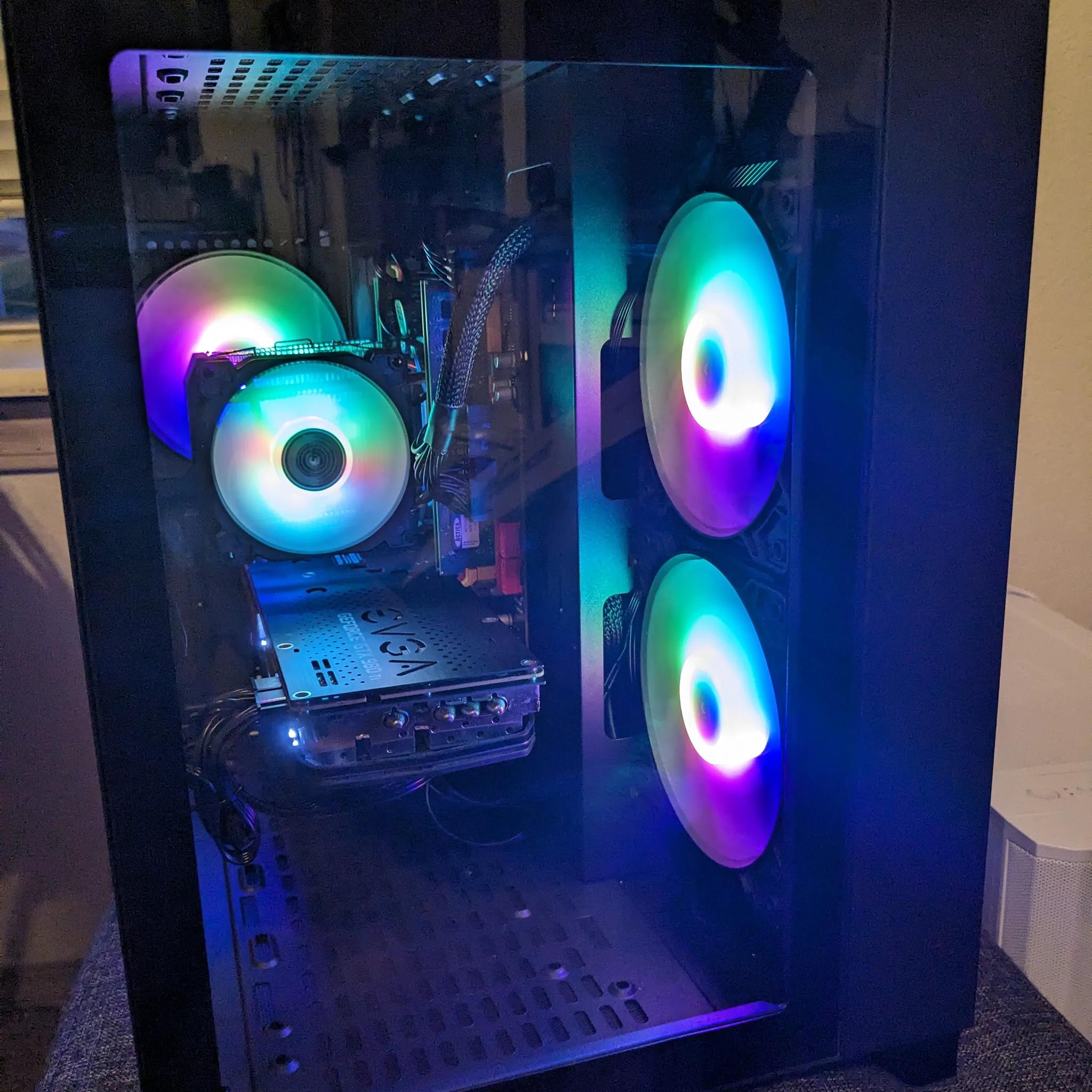 FREE SHIP||"Energon Cube"||i7-3960X 6 Core, 32GB RAM, 980 Ti 6GB, 500GB M.2 SSD, WiFi, RGB