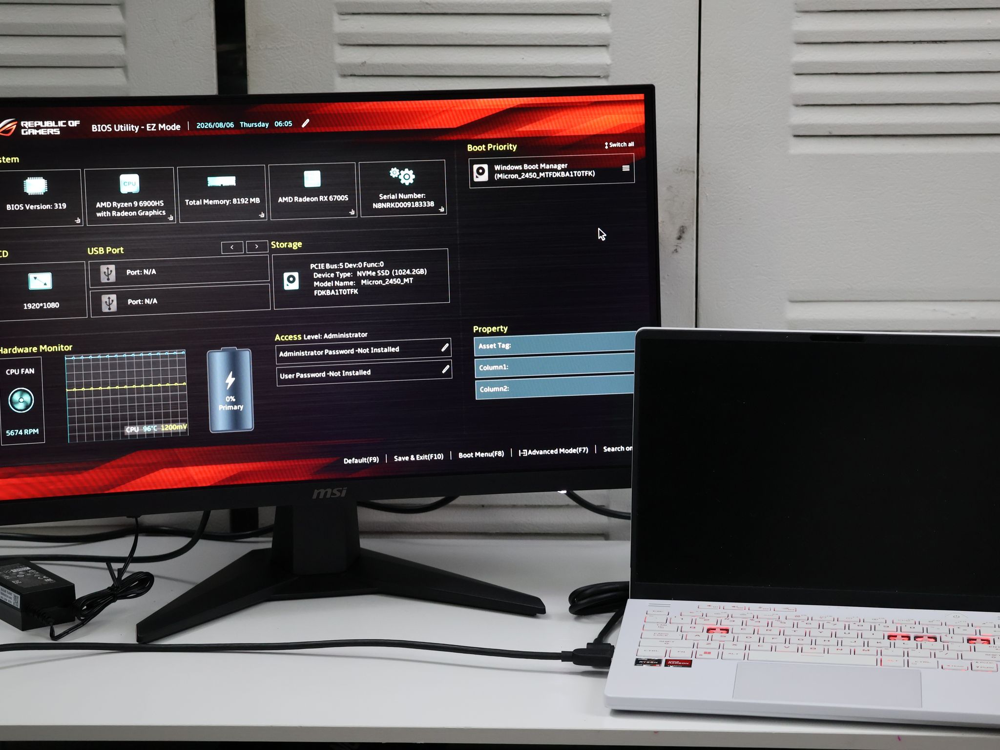 ASUS ROG Zephyrus G14 GA402RJ Ryzen 9 6900HS – For Parts or Repair