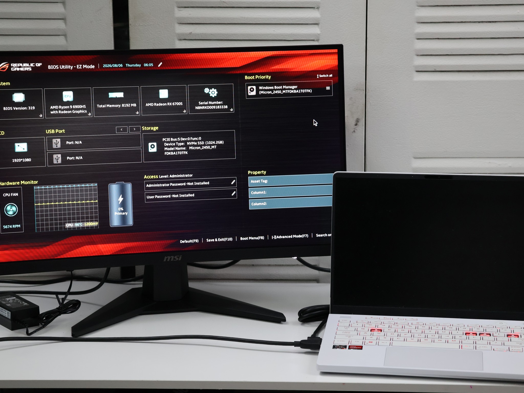 ASUS ROG Zephyrus G14 GA402RJ Ryzen 9 6900HS – For Parts or Repair