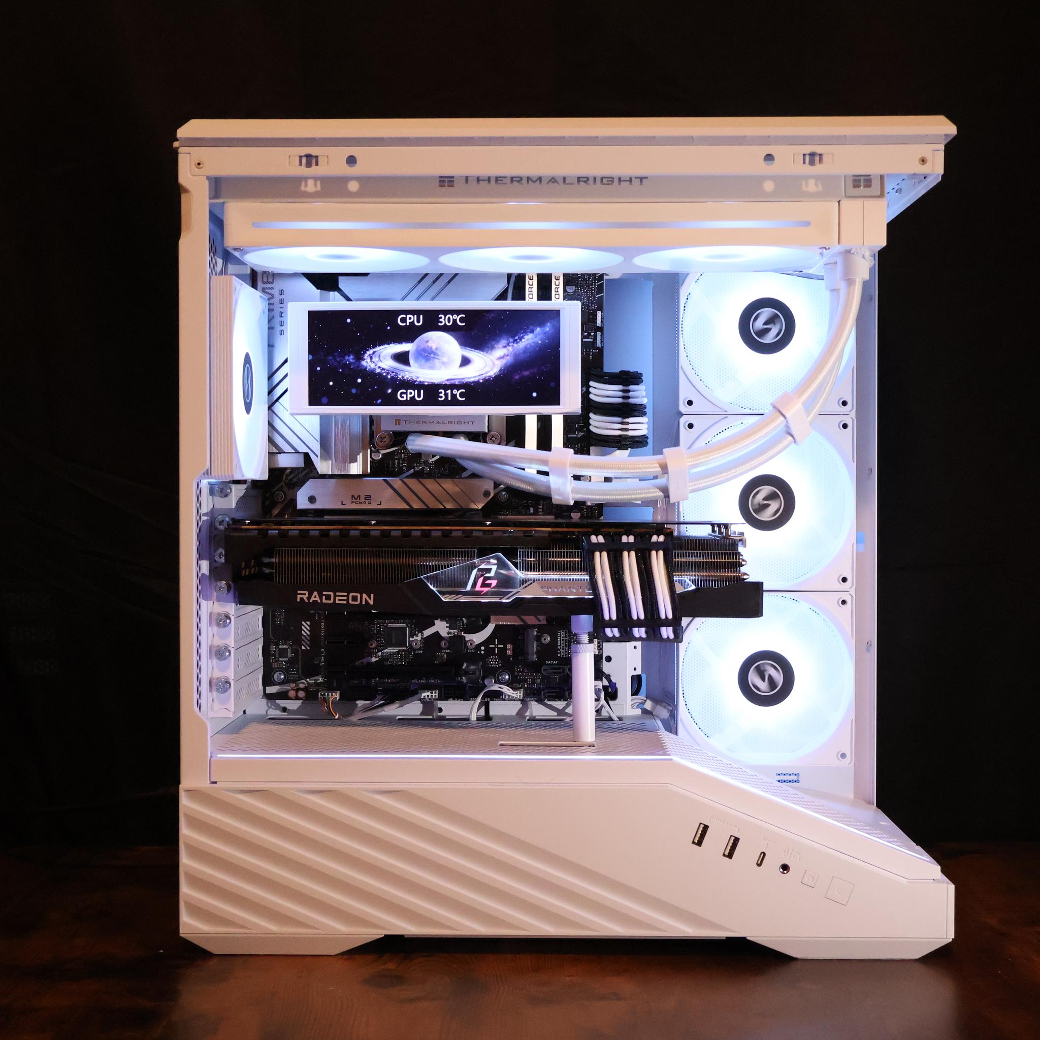 7900XTX | 14900KF | 64GB DDR5 | 2TB NVME | White Custom Gaming PC