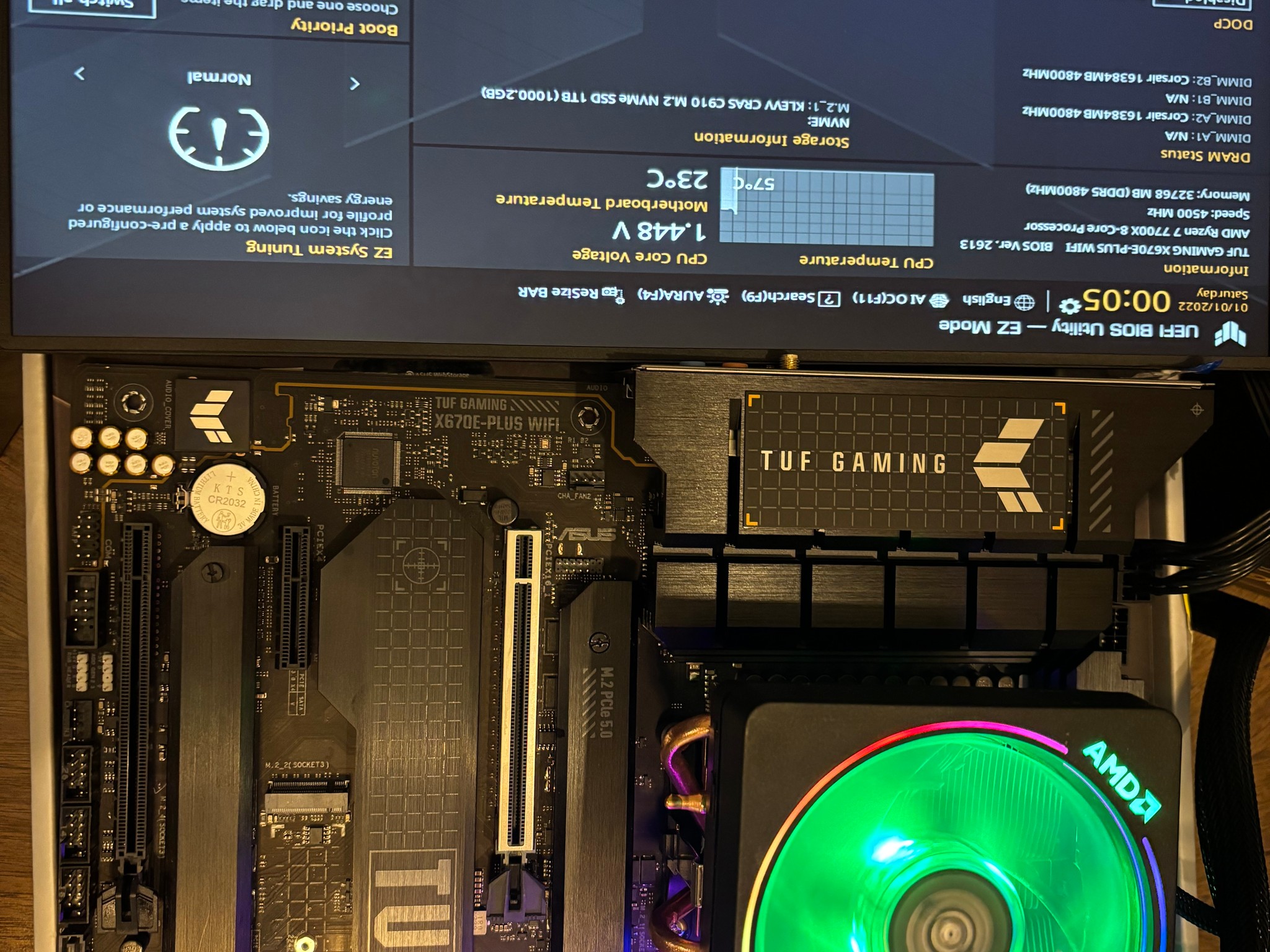ASUS TUF Gaming X670E-PLUS WIFI X670E AM5 DDR5 ATX Motherboard Wi-Fi 6E HDMI