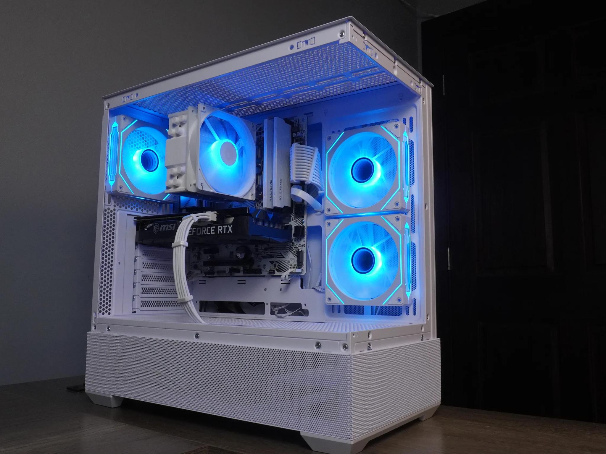 🤍 ARCTIC BEAST 🤍 1440p/1080p GAMING MACHINE 💚RTX 3060ti 🧡 Ryzen 5 5600 | 32GB | WIFI