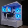 🤍 ARCTIC BEAST 🤍 1440p/1080p GAMING MACHINE 💚RTX 3060ti 🧡 Ryzen 5 5600 | 32GB | WIFI