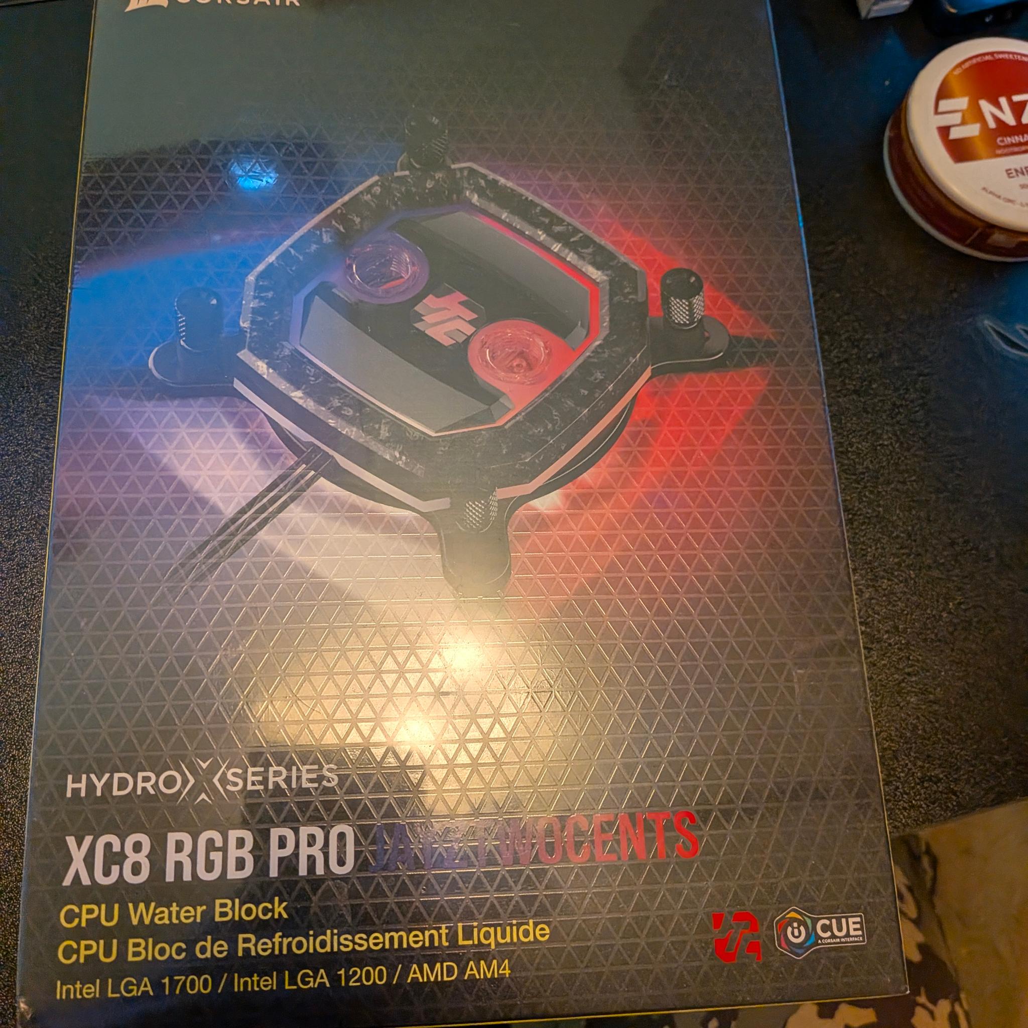 Corsair XC8 Jayz2cents AM4 waterblock NIB