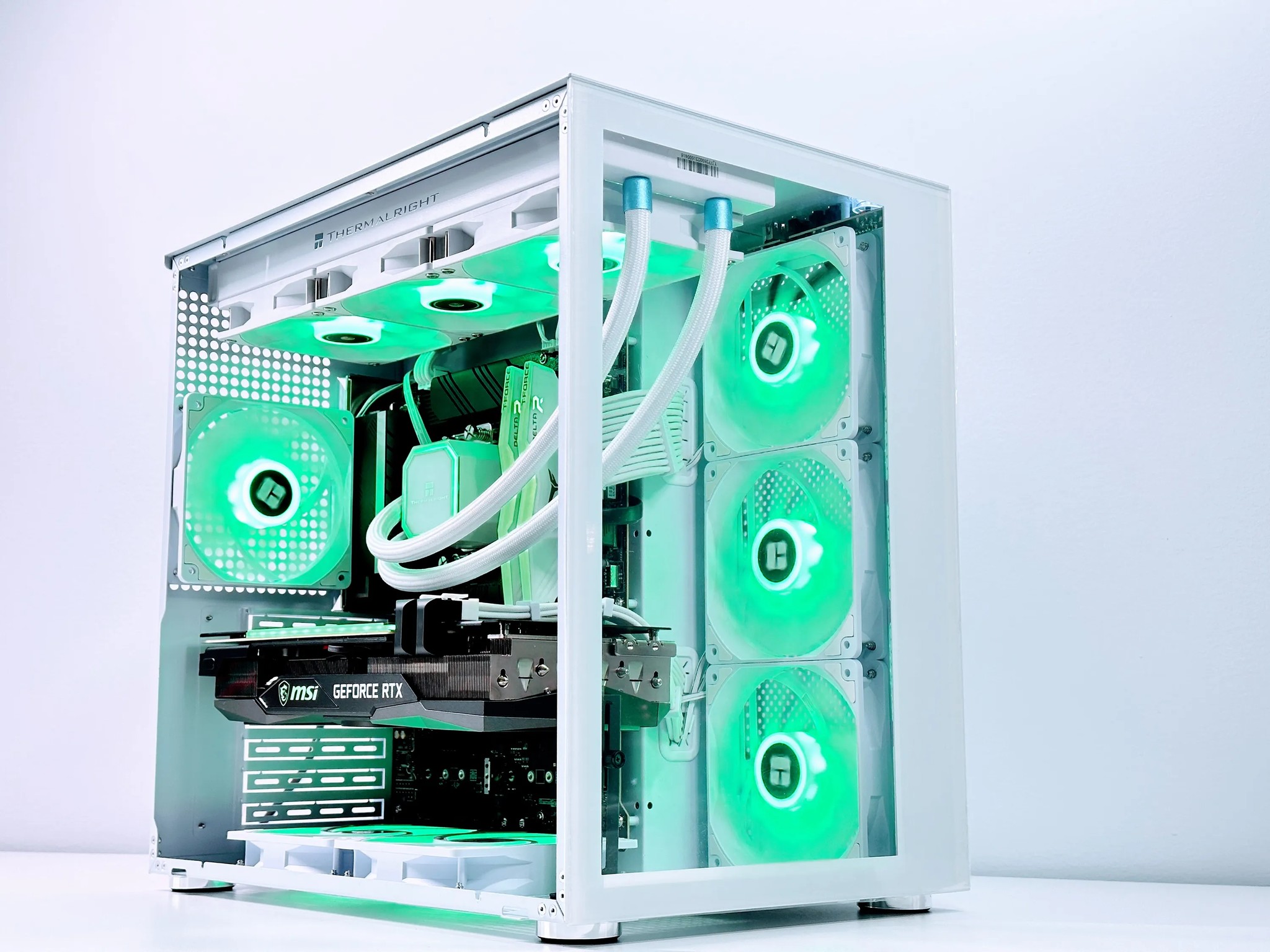🫗 Liquid Cooled Gaming PC🫗 Nvidia RTX 3070 Ti 8GB❄️Intel 13500T 14 core❄️32GB DDR4❄️1TB NVME