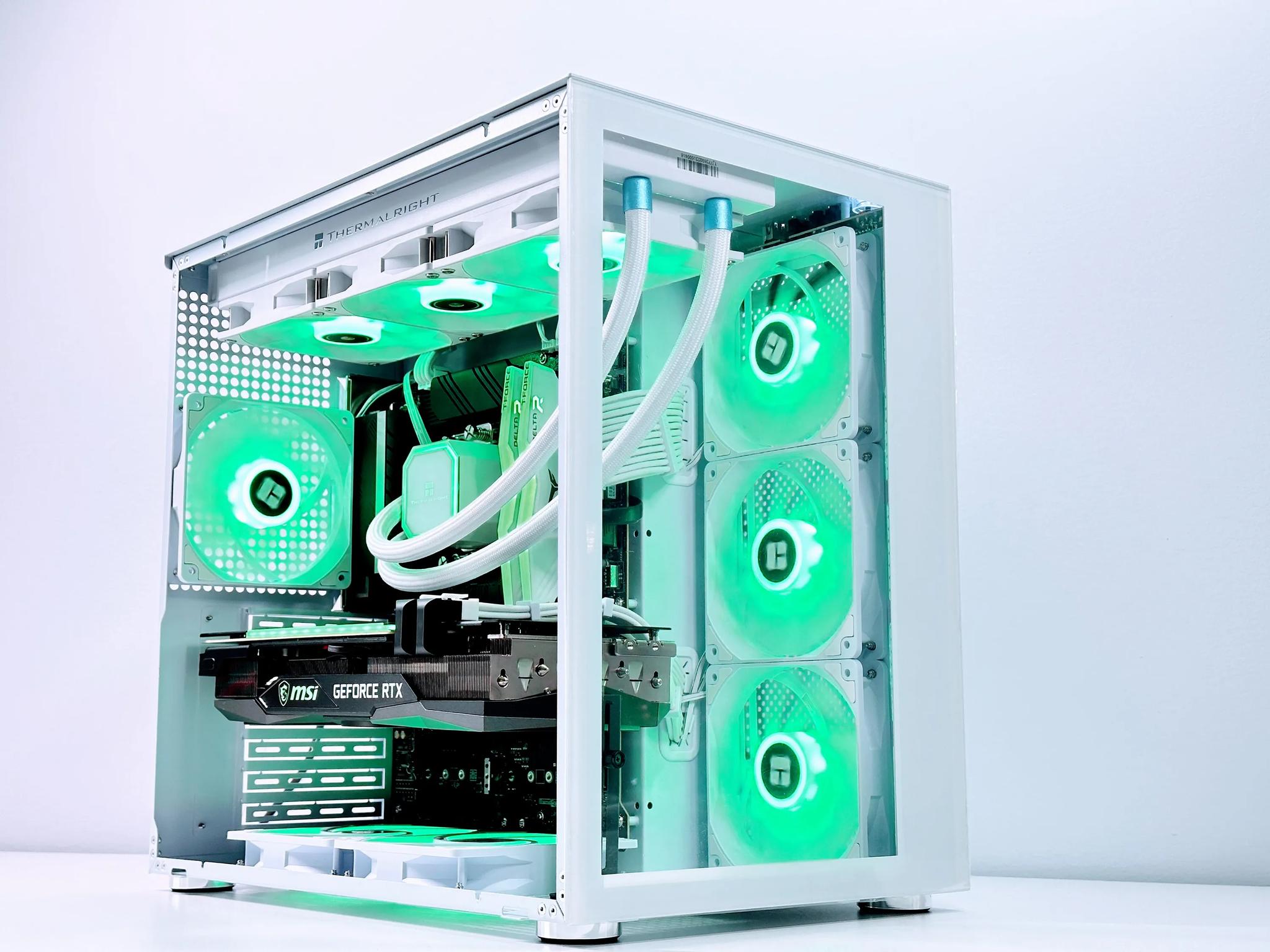 🫗 Liquid Cooled Gaming PC🫗 Nvidia RTX 3070 Ti 8GB❄️Intel 13500T 14 core❄️32GB DDR4❄️1TB NVME