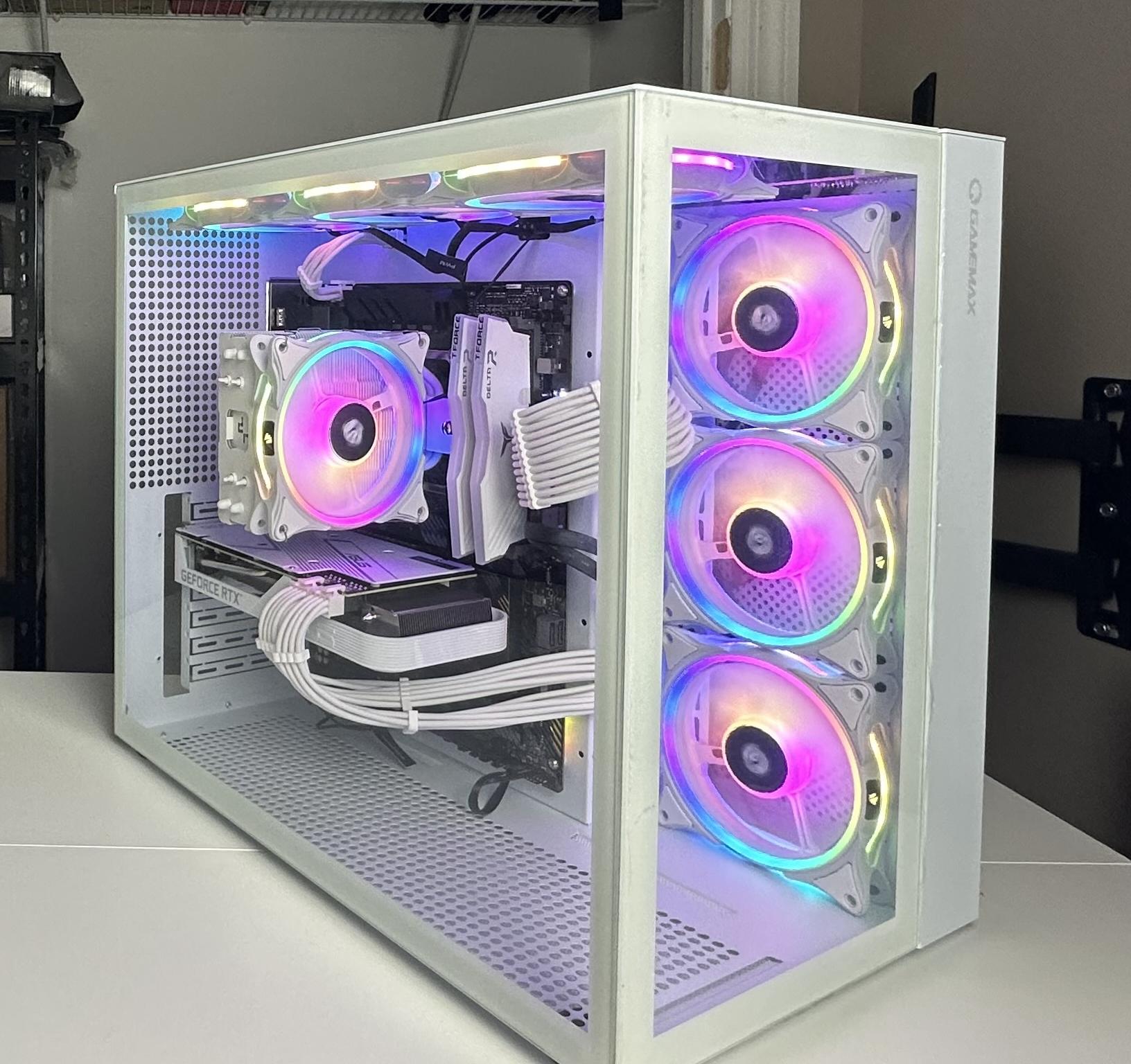 White Gaming PC (5600x3D + 3060 Ti GDDR6X)