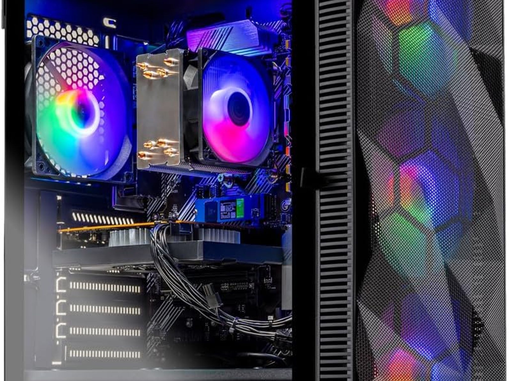 CLEARANCE SALE! SKYTECH NEBULA Gaming PC | RX 9060 8GB| 32GB RGB RAM | 1TB SSD | 8400F | Win 11 HOME