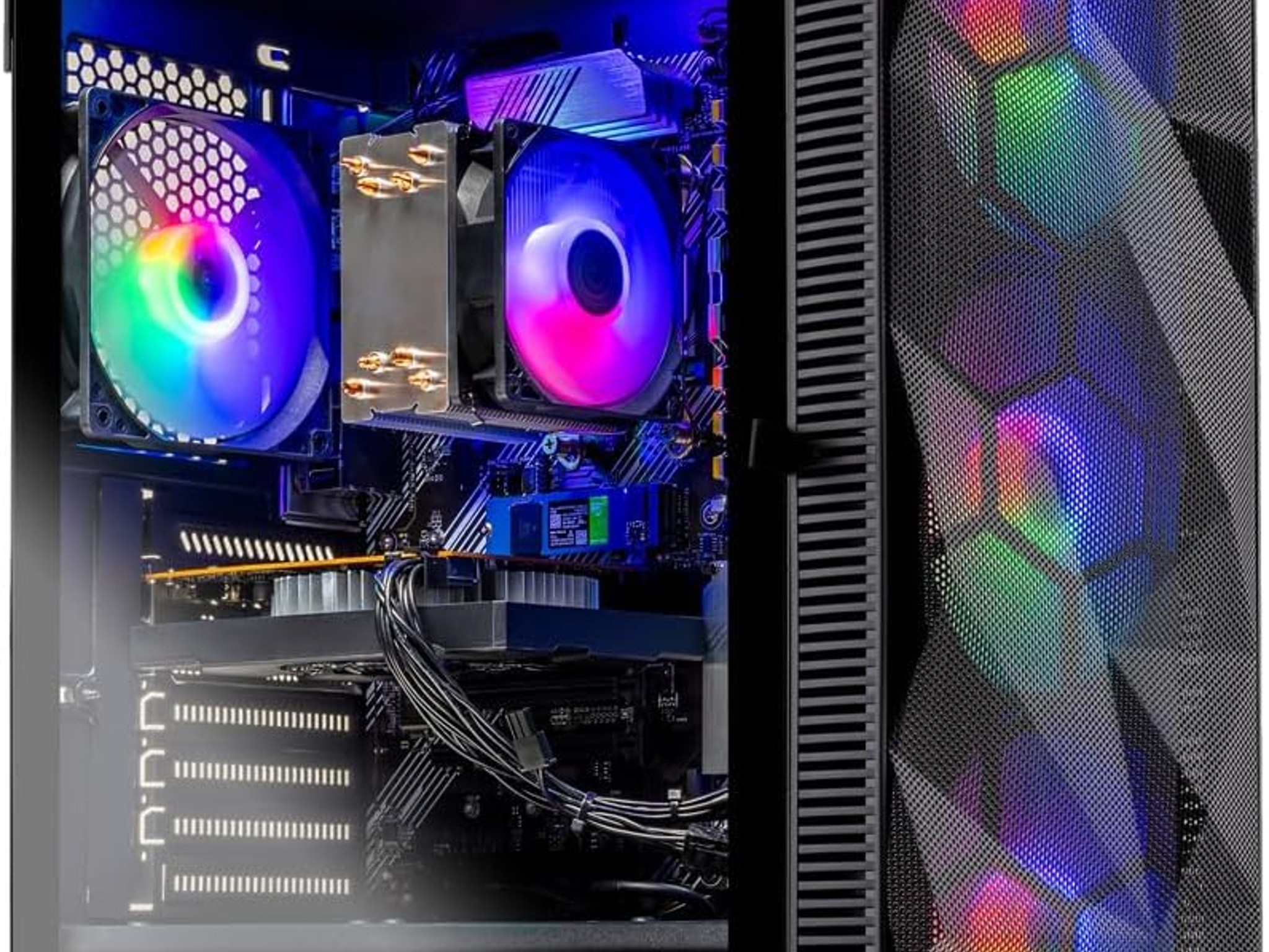 CLEARANCE SALE! SKYTECH NEBULA Gaming PC | RX 9060 8GB| 32GB RGB RAM | 1TB SSD | 8400F | Win 11 HOME