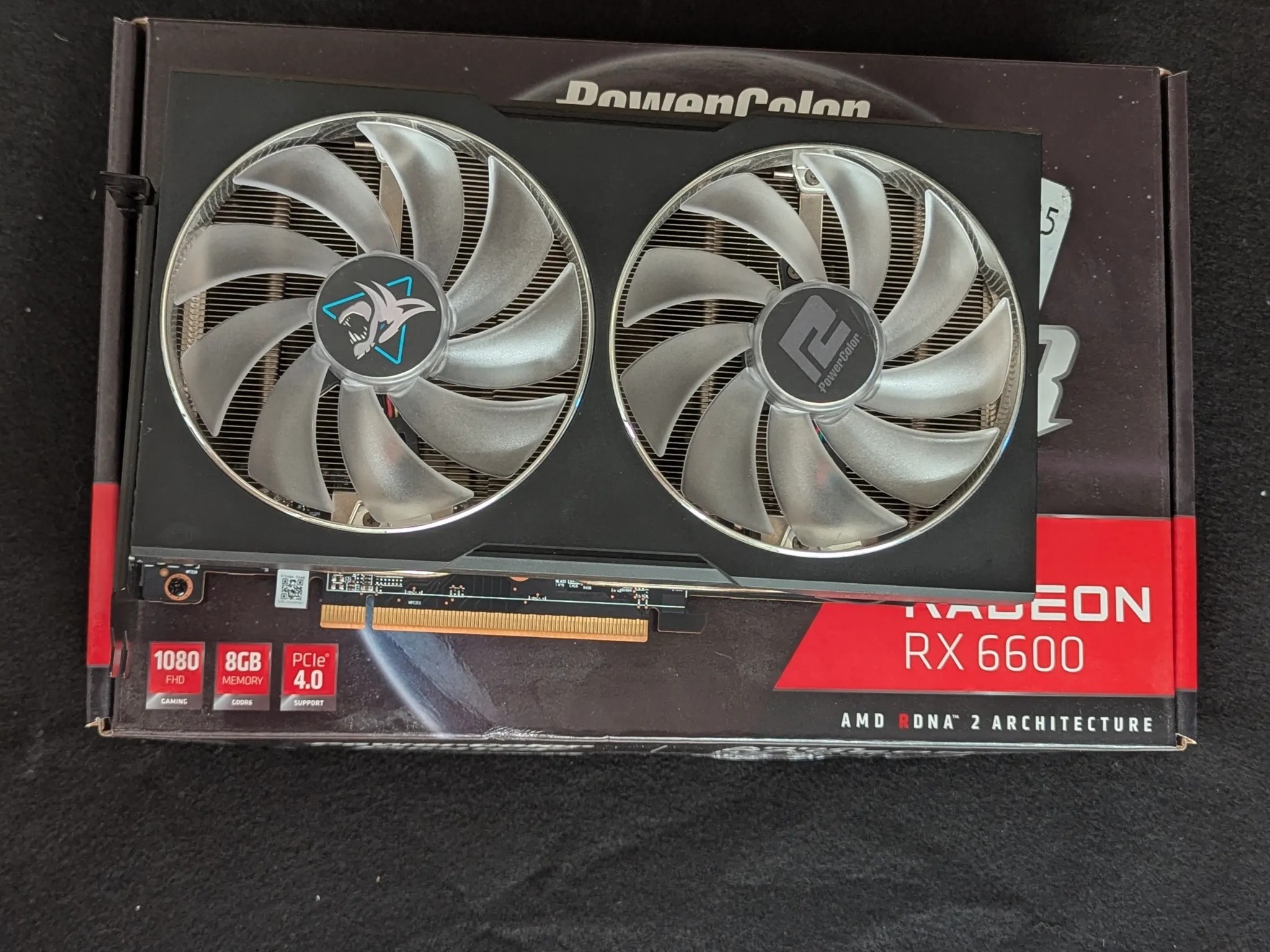 🐺 PowerColor Hellhound RX 6600 – 1080p Gaming Beast | Cool & Efficient 🎮