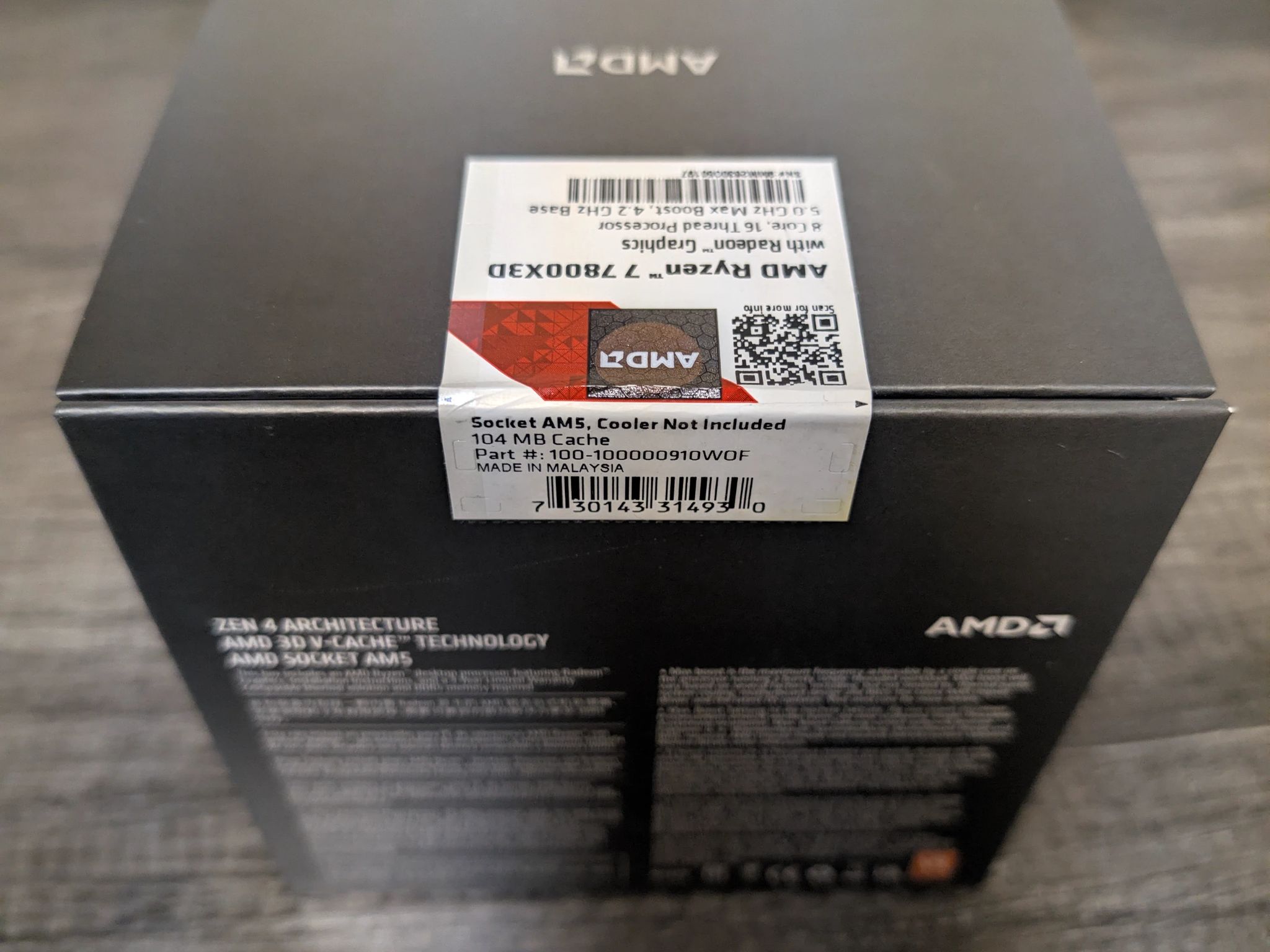 AMD Ryzen 7 7800X3D - Sealed, Brand New in Box
