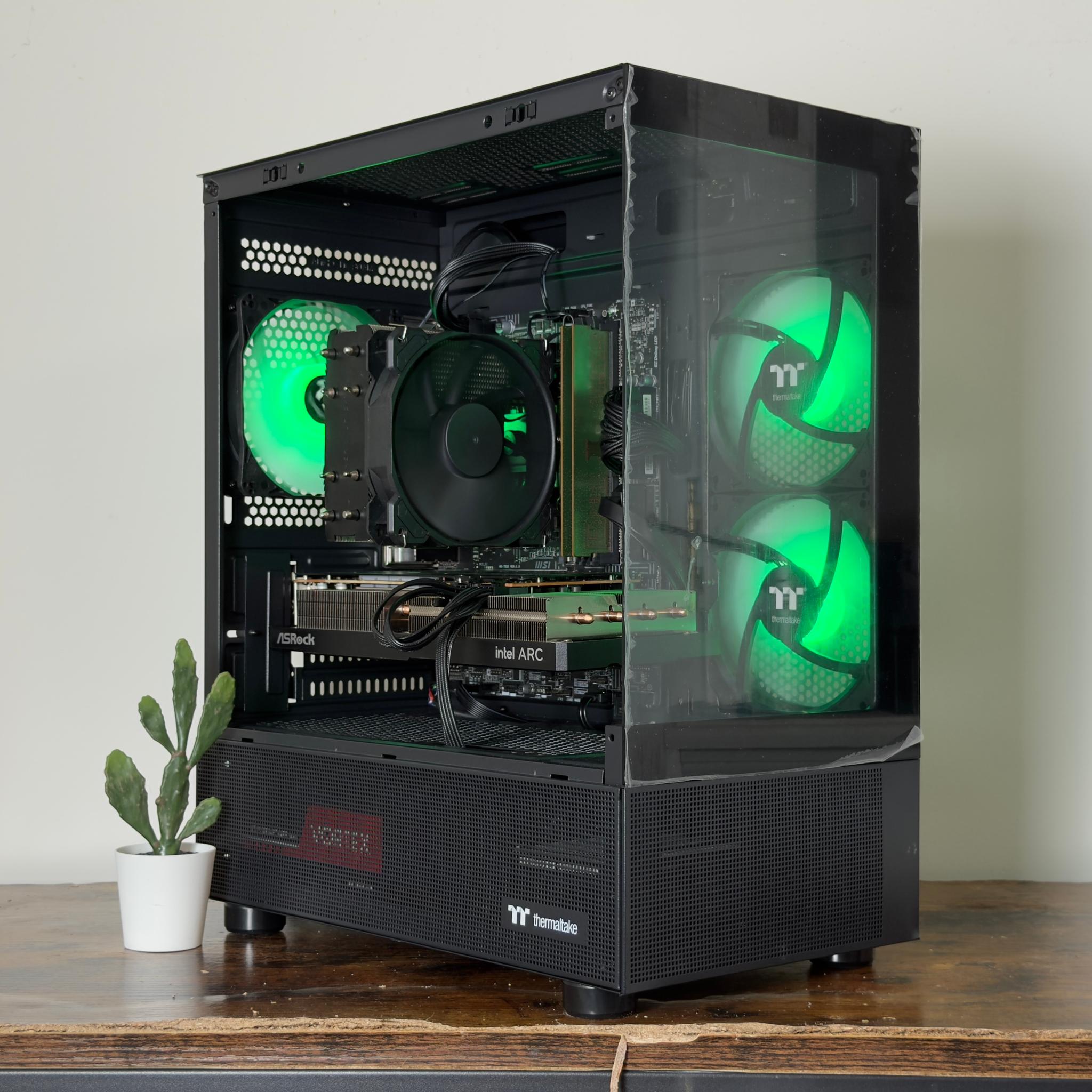 ⚫️ INTEL i5 10400 | INTEL ARC A580 | 1.5TB Storage | 16gb RAM | 1080p GAMING PC ⚫️