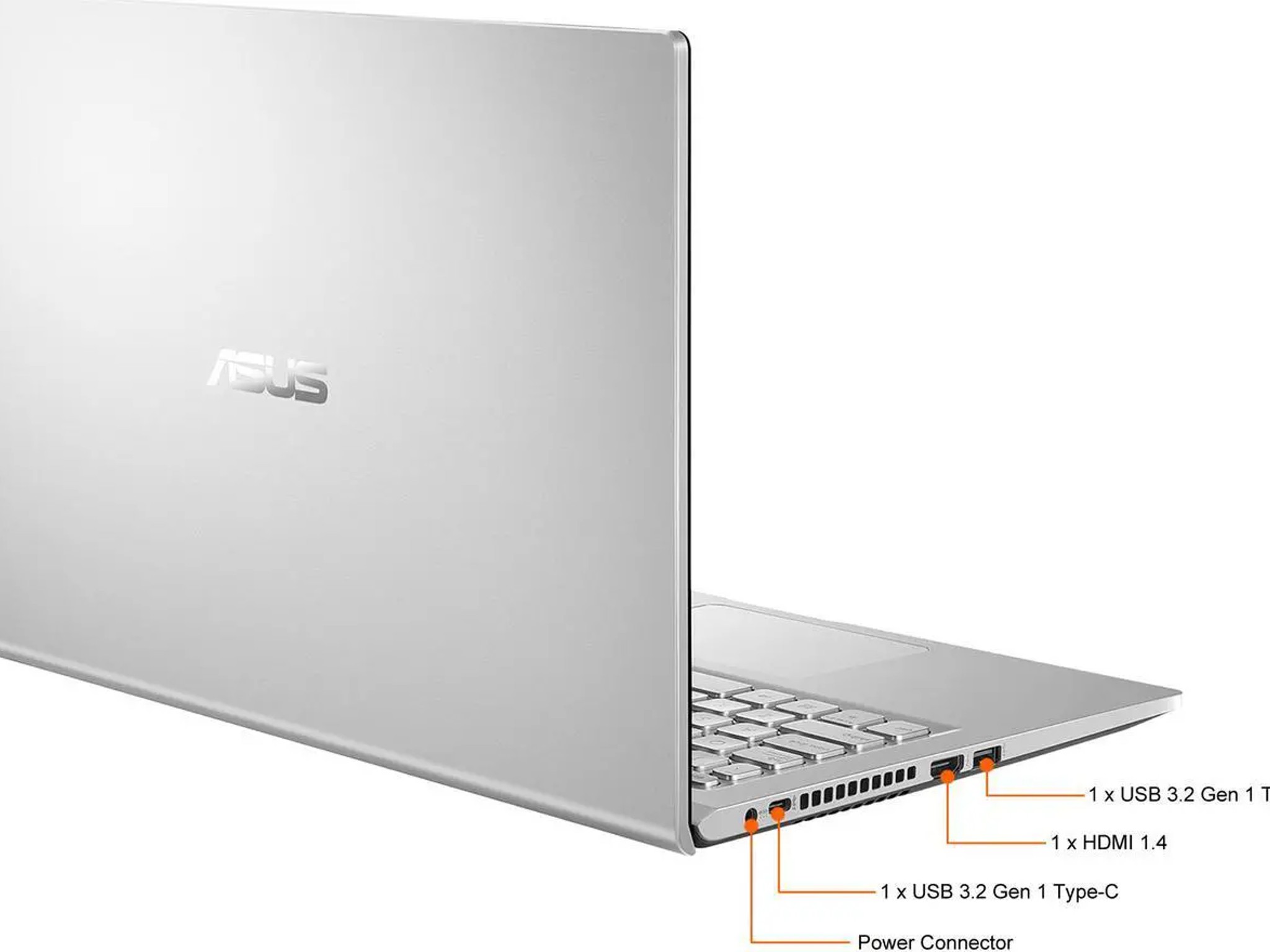 (NEW) ASUS VivoBook M515U 15.6" IPS AMD Ryzen 5 5500U 16GB RAM 512GB NVME SSD Windows 10 - Silver