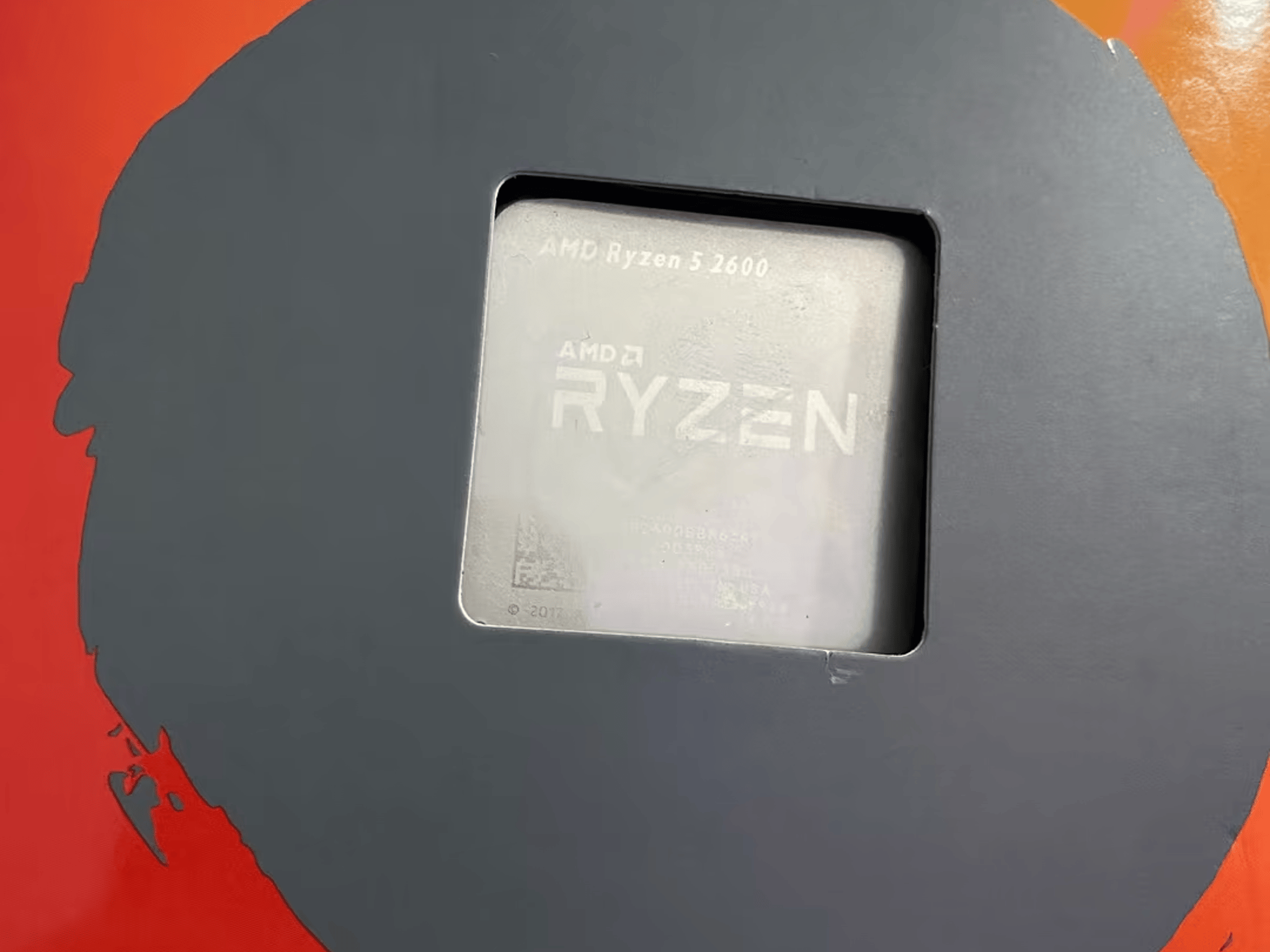 Ryzen 5 2600 (comes with box + cooler) 