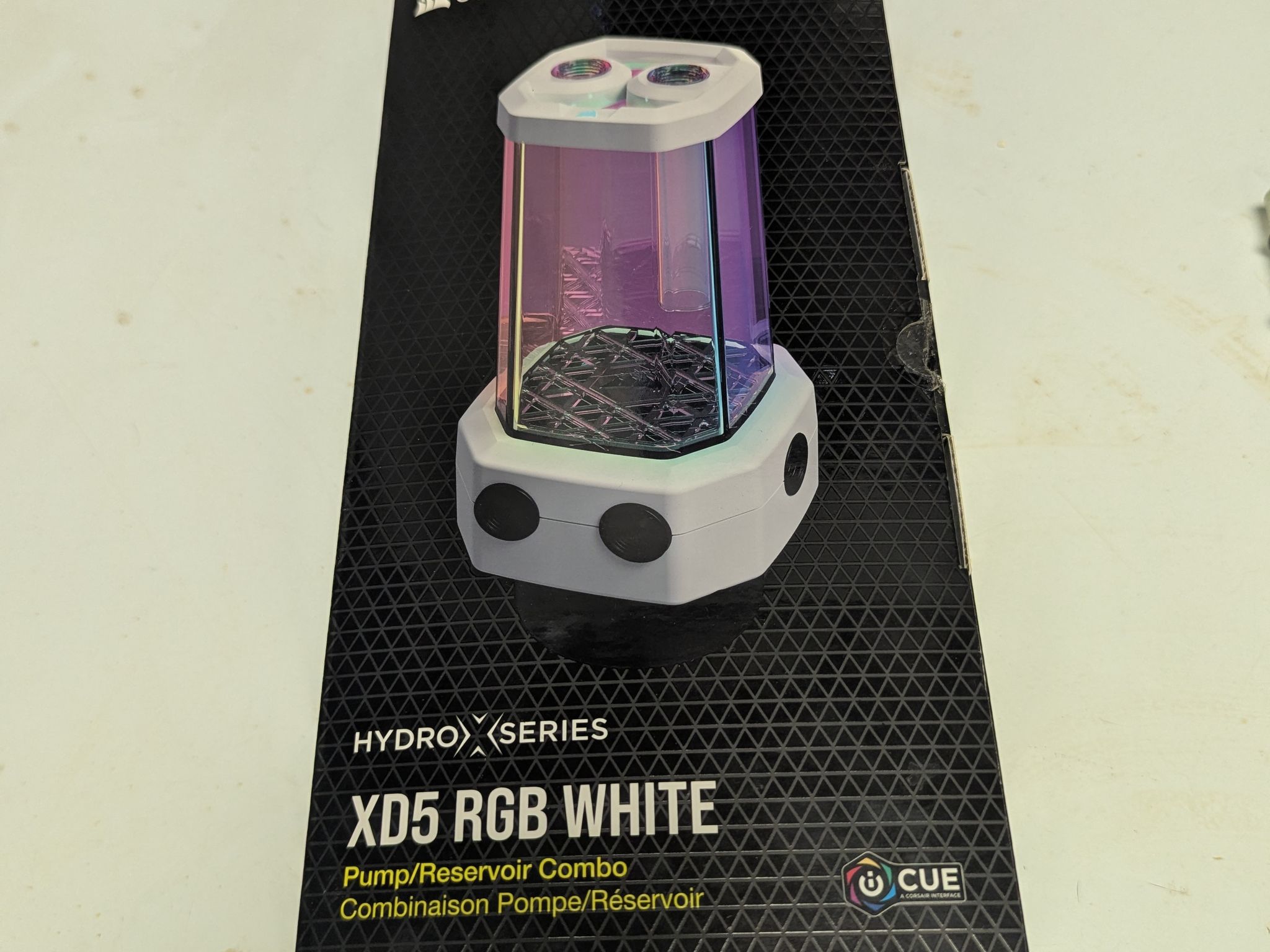 Complete Corsair Hydro X Custom Water Cooling Loop Bundle (White) - AM4
