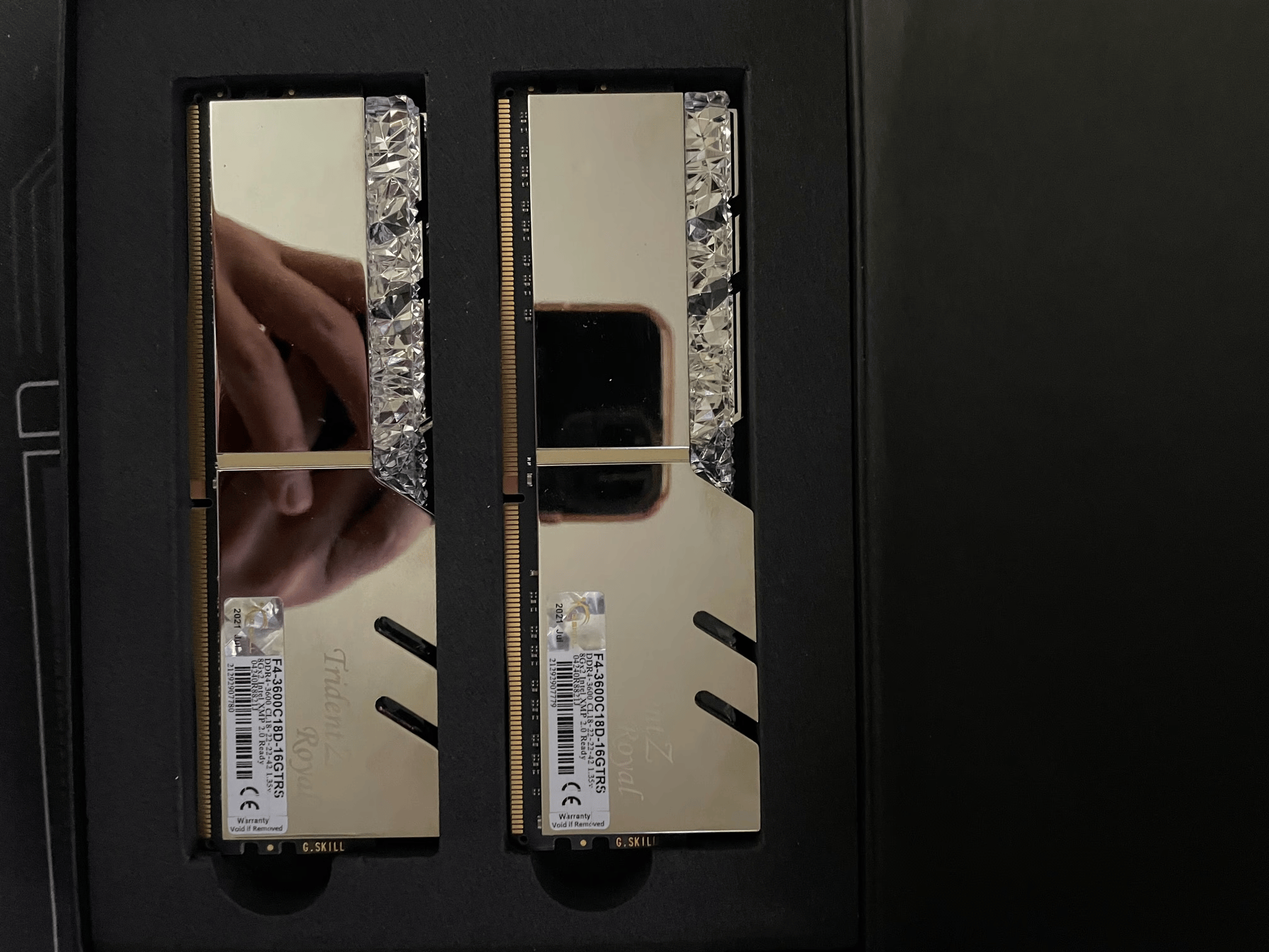 G.Skill Trident Z Royal 16gb 3600 CL 18