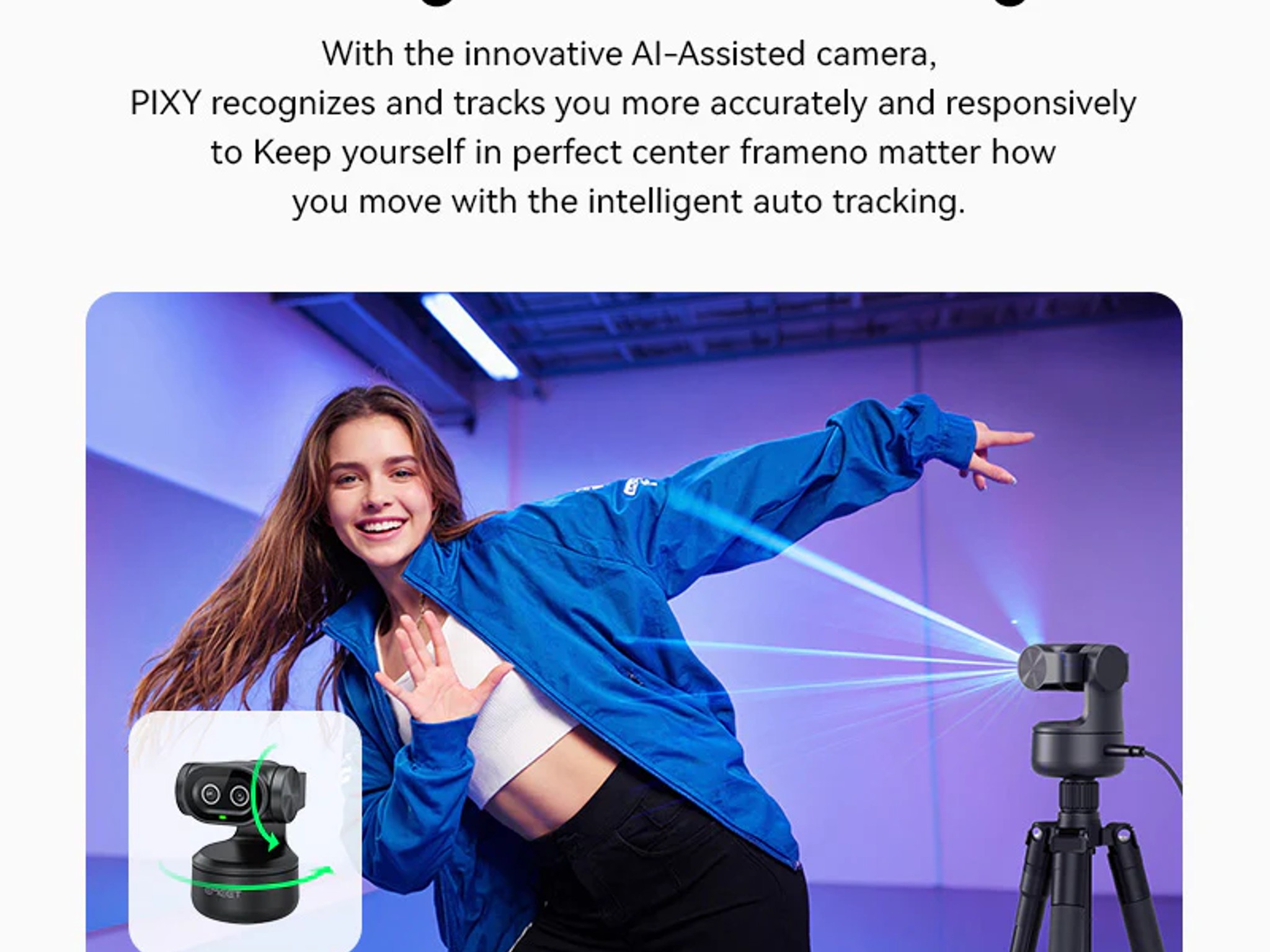 4K AI Webcam - Emeet Pixy Dual Camera