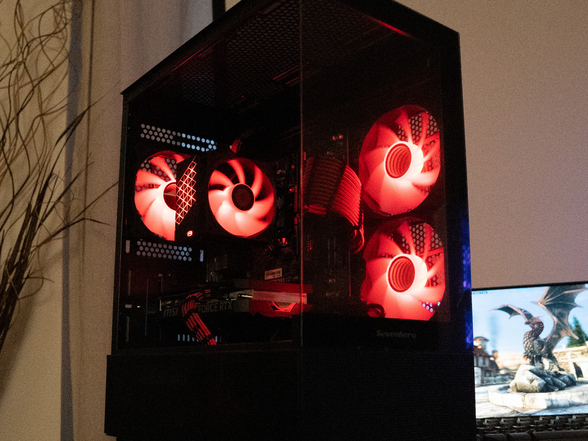 🩸⚫ | MSI RTX 4060 Ti | RYZEN 5 7500F | 16GB DDR5 RAM | 1TB NVME SSD | Ruby Rocket 4.0
