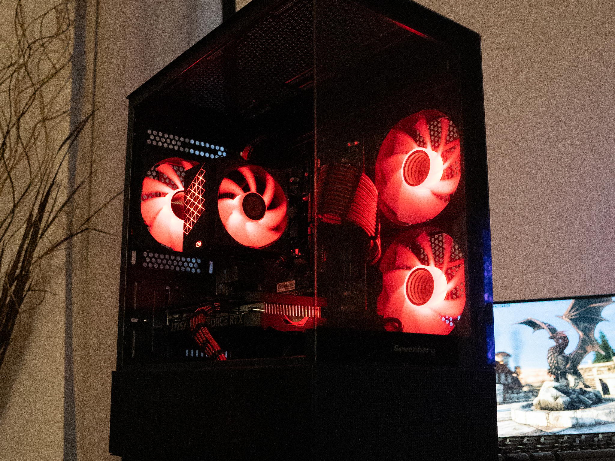 🩸⚫ | MSI RTX 4060 Ti | RYZEN 5 7500F | 16GB DDR5 RAM | 1TB NVME SSD | Ruby Rocket 4.0