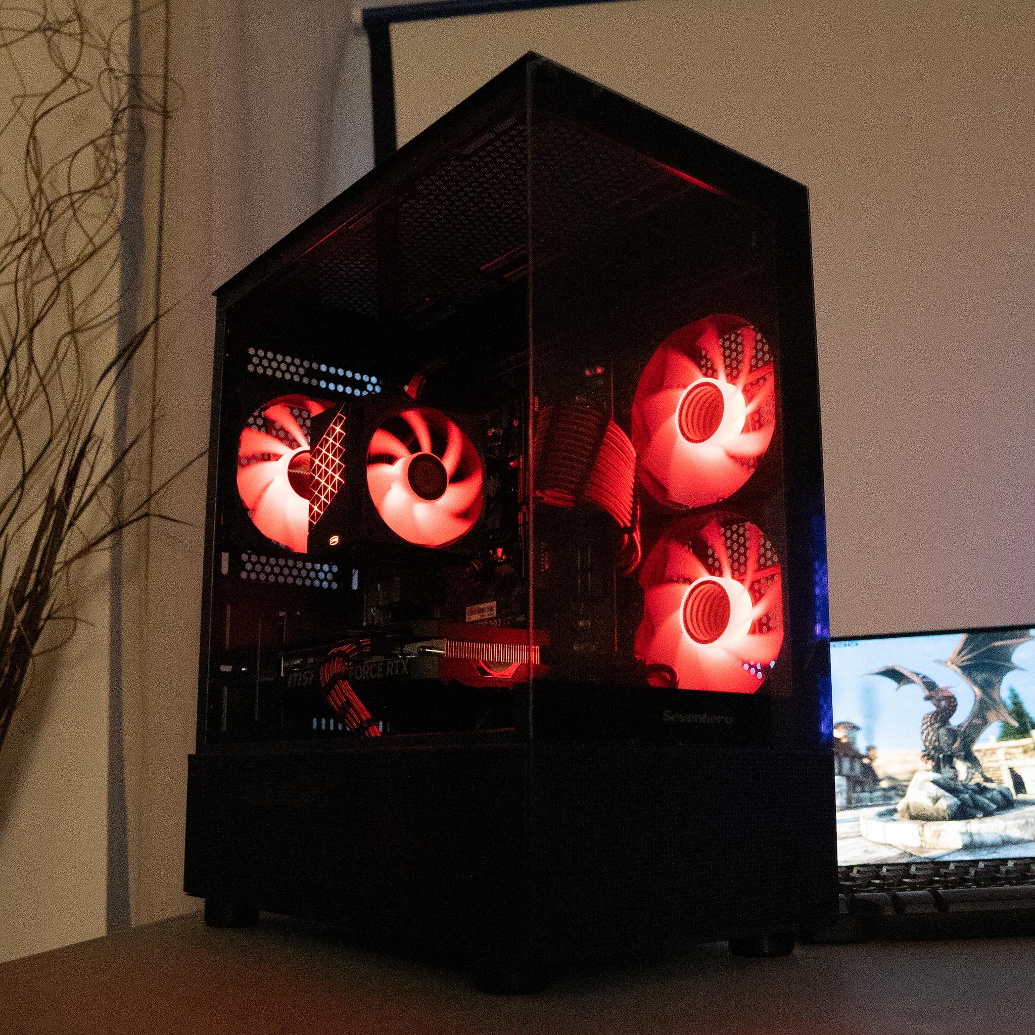 🩸⚫ | MSI RTX 4060 Ti | RYZEN 5 7500F | 16GB DDR5 RAM | 1TB NVME SSD | Ruby Rocket 4.0