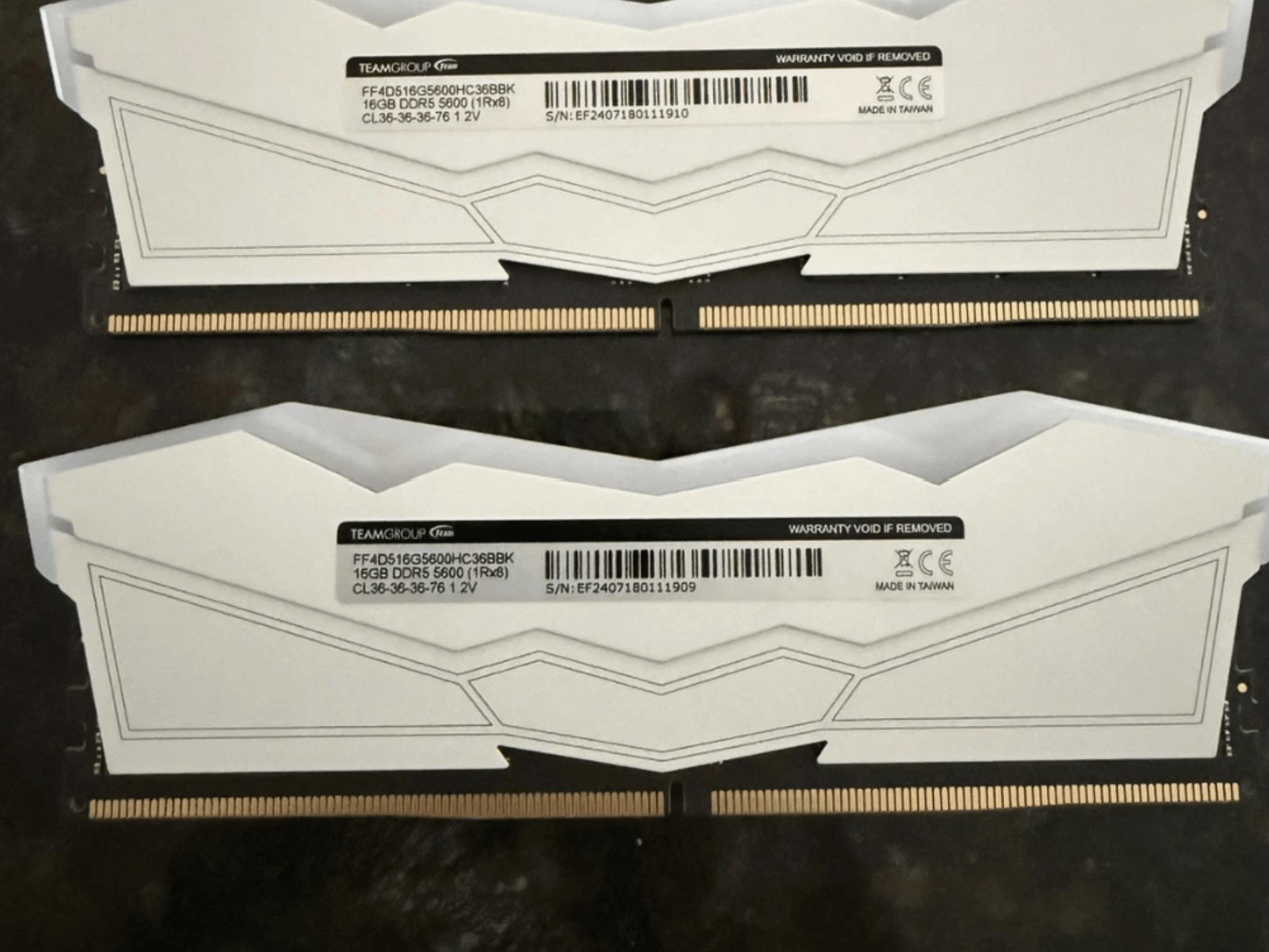TeamGroup T-Force RGB 2x8GB DDR5 5600 Mhz DRAM Memory