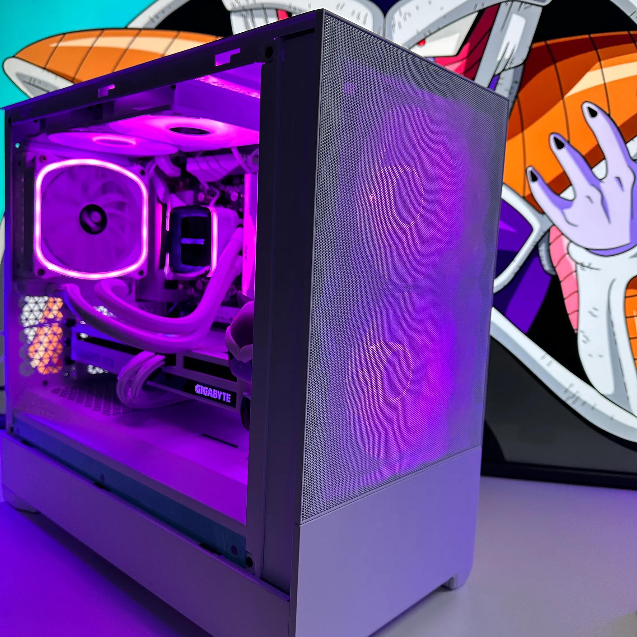 🧊👑Frieza👑🧊-Liquid Cooler Gaming PC-Nvidia RTX 3060 Ti 8GB-AMD Ryzen 5 5600X-16GB DDR4 -1TB NVME
