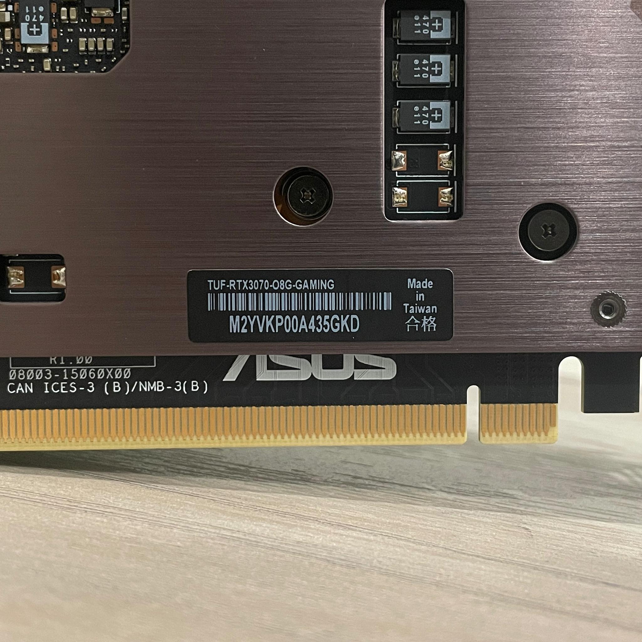 ASUS Tuf RTX 3070 8GB OC