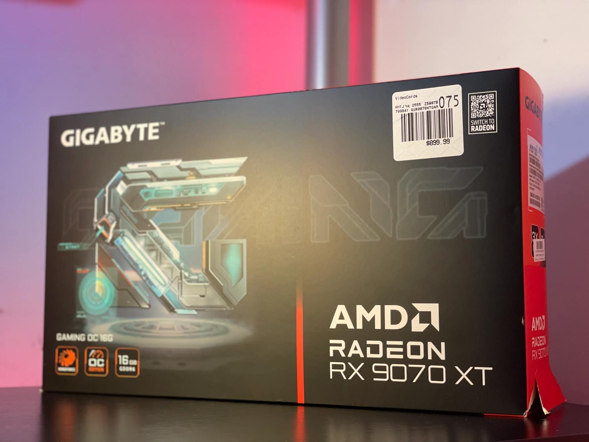 Brand New! AMD RX 9070 XT 16GB Gigabyte Gaming OC