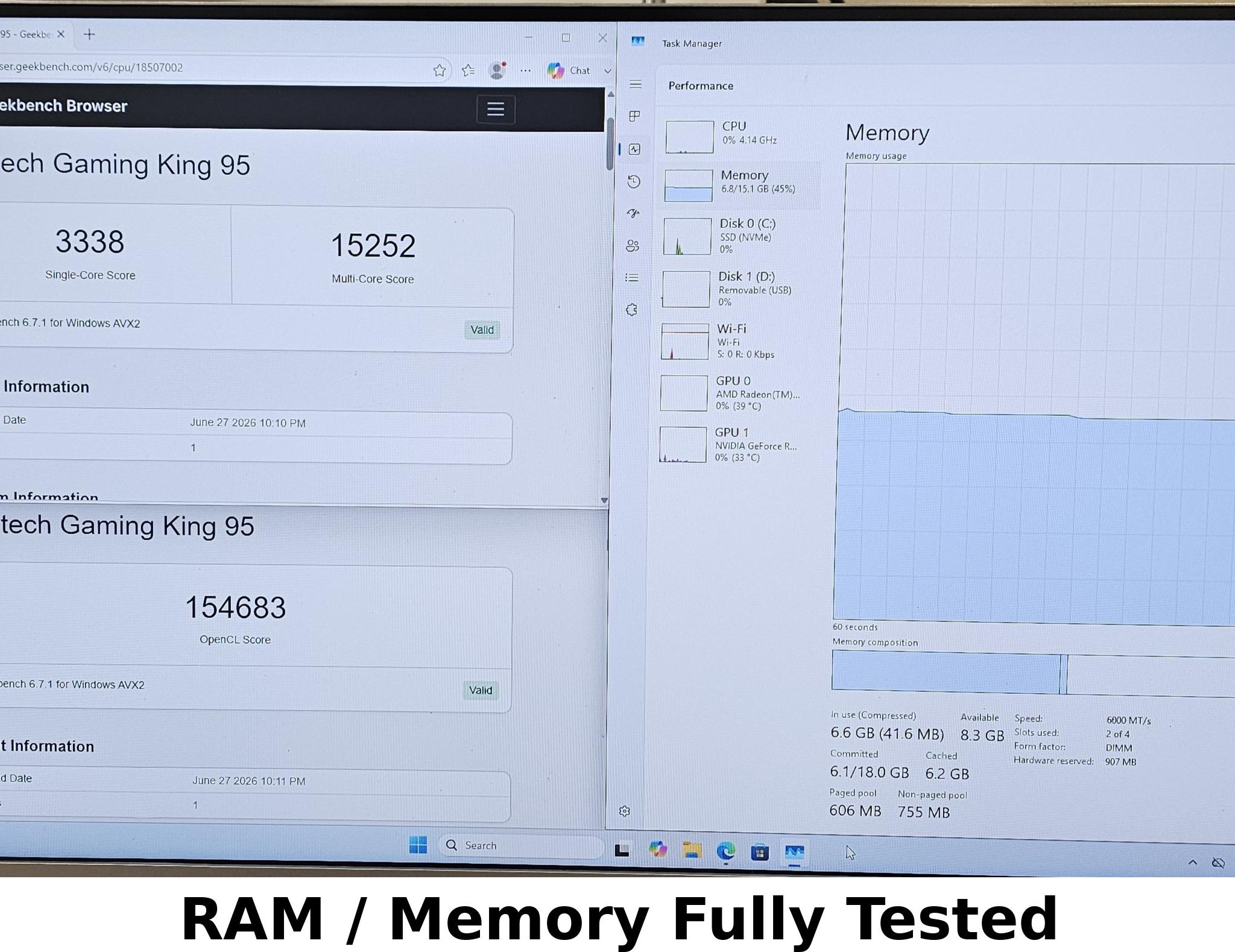 16GB DDR5 (2x8GB) 6000MT/s TEAMGROUP TC T-CREATE Expert