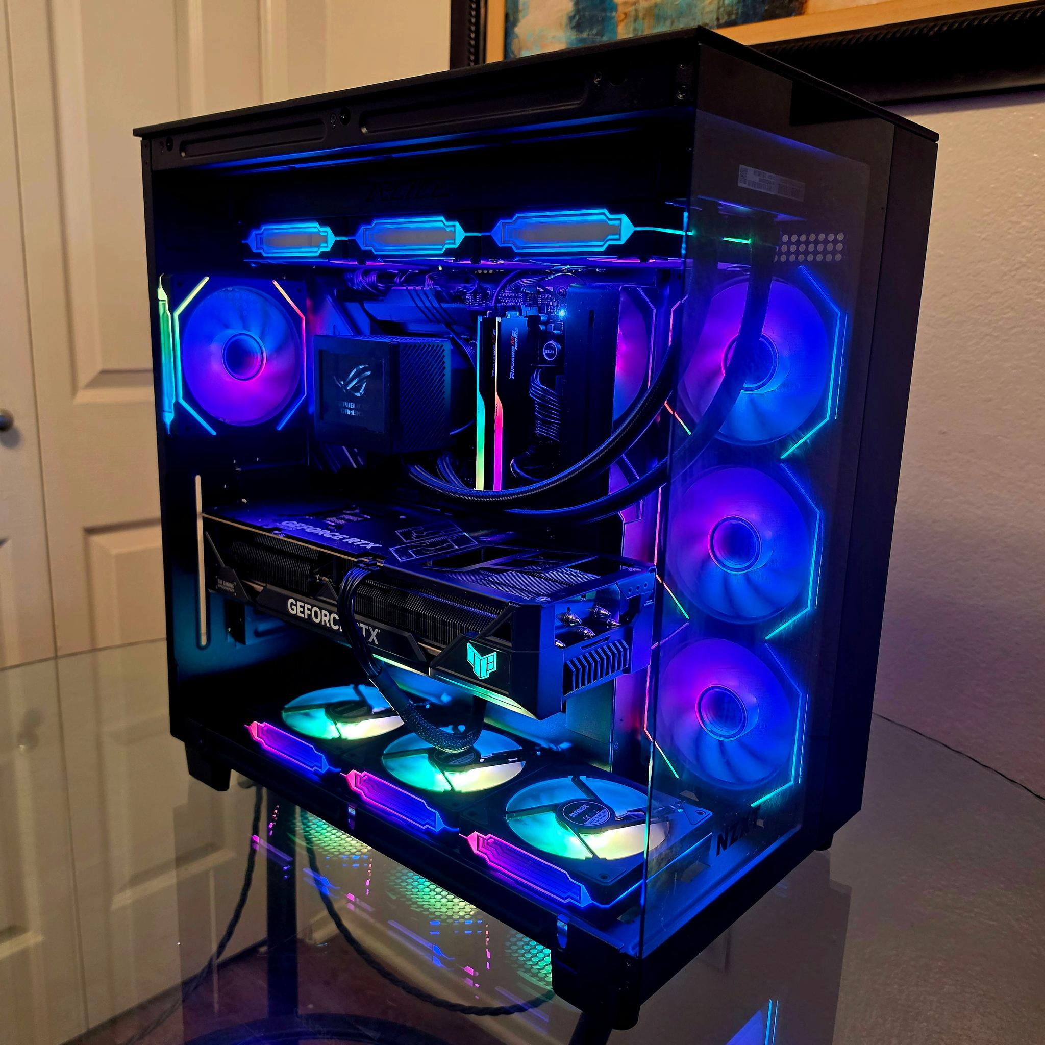 Custom Gaming PC - RTX 4080 | Intel i9-13900KS (6.0GHz) | 32GB DDR5 | 2TB SSD | NZXT H9 Flow