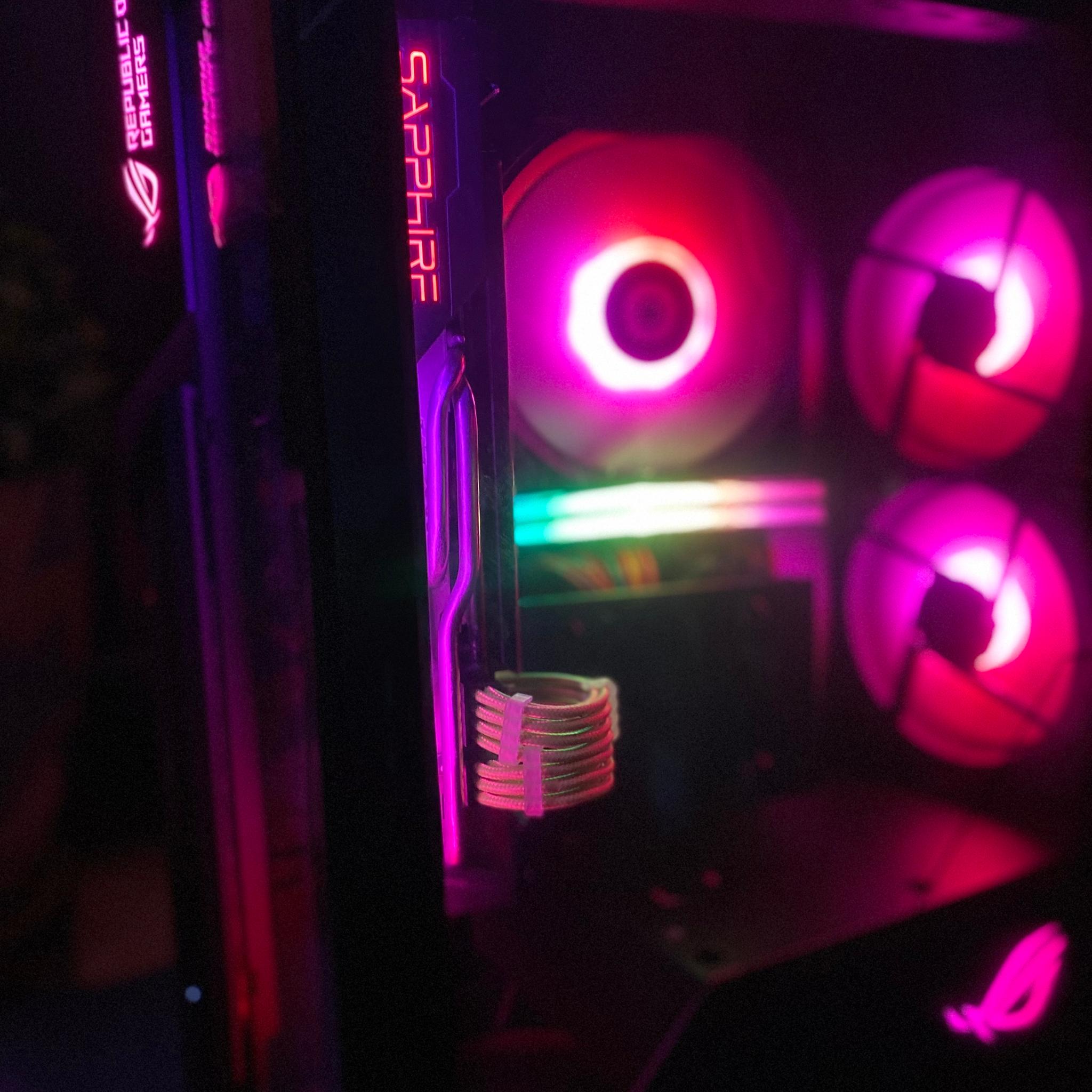 ASUS ROG-Z11 🥷|RX 5700XT| I7-6800K(6-c/12-t)| 16GB Warhawk RGB RAM| 1TB M.2 SSD| Windows 11 Home