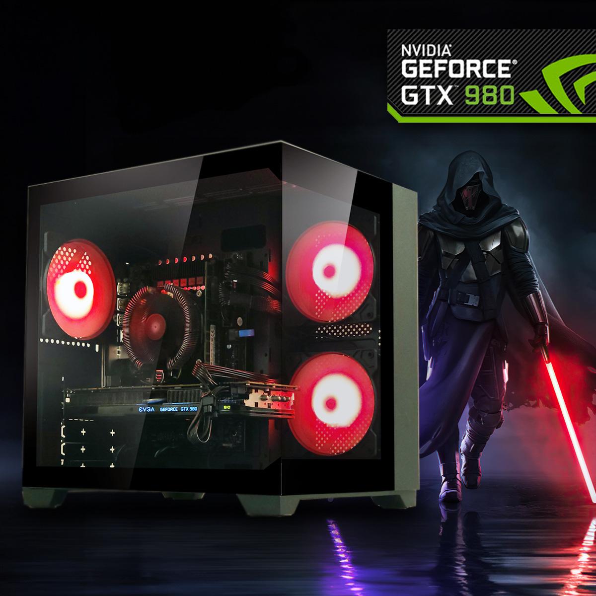 🏆 GTX 980, INTEL Xeon 10-CORE , 16GB RAM, 256GB M.2 SSD + 500GB HDD, WIFI | Great Value Gaming PC!