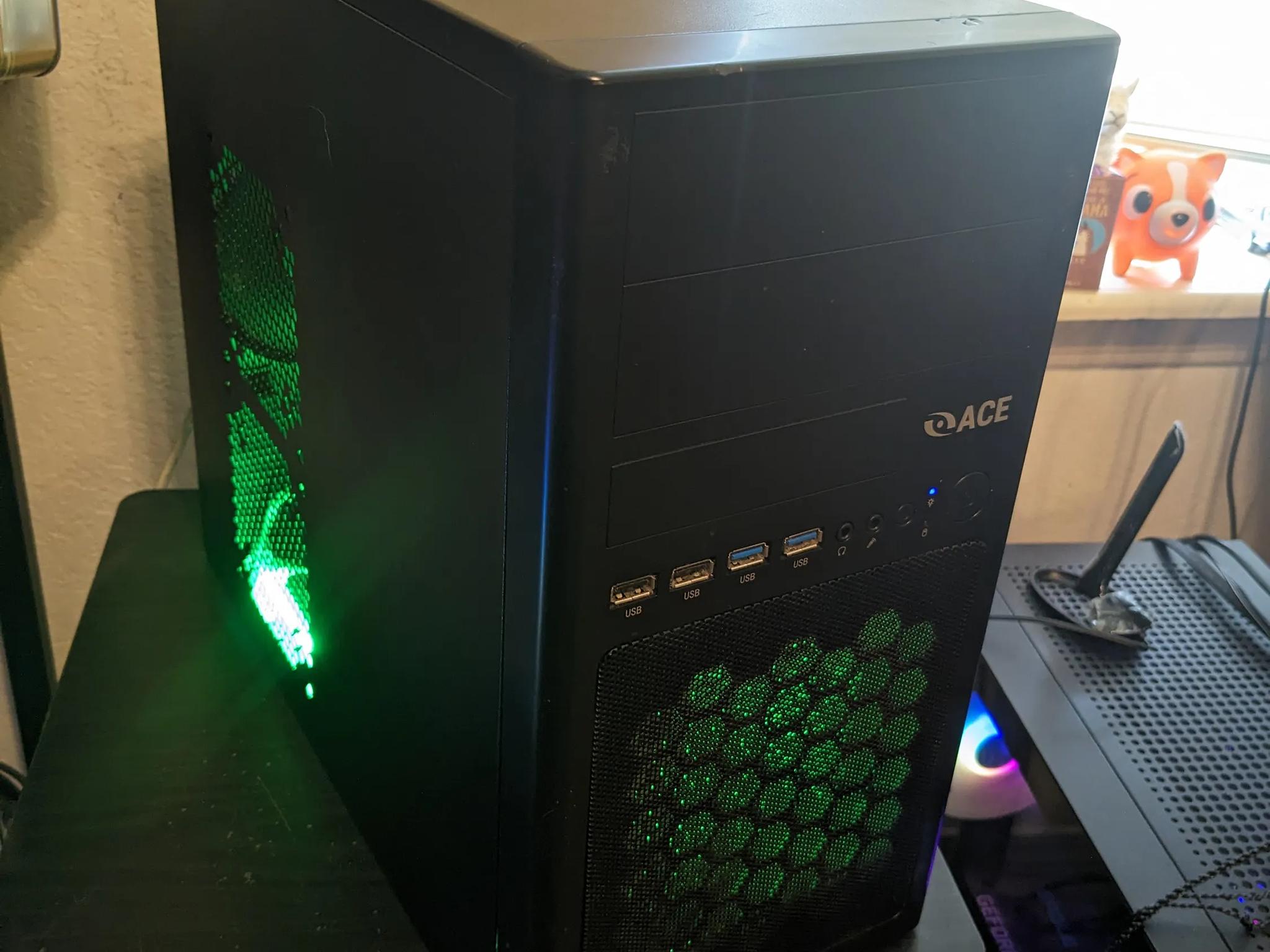 FREE SHIP|| "Green Machine"|| i5-2320, GTX 645 1GB, 16GB RAM, 480GB SSD, Win10, Wifi